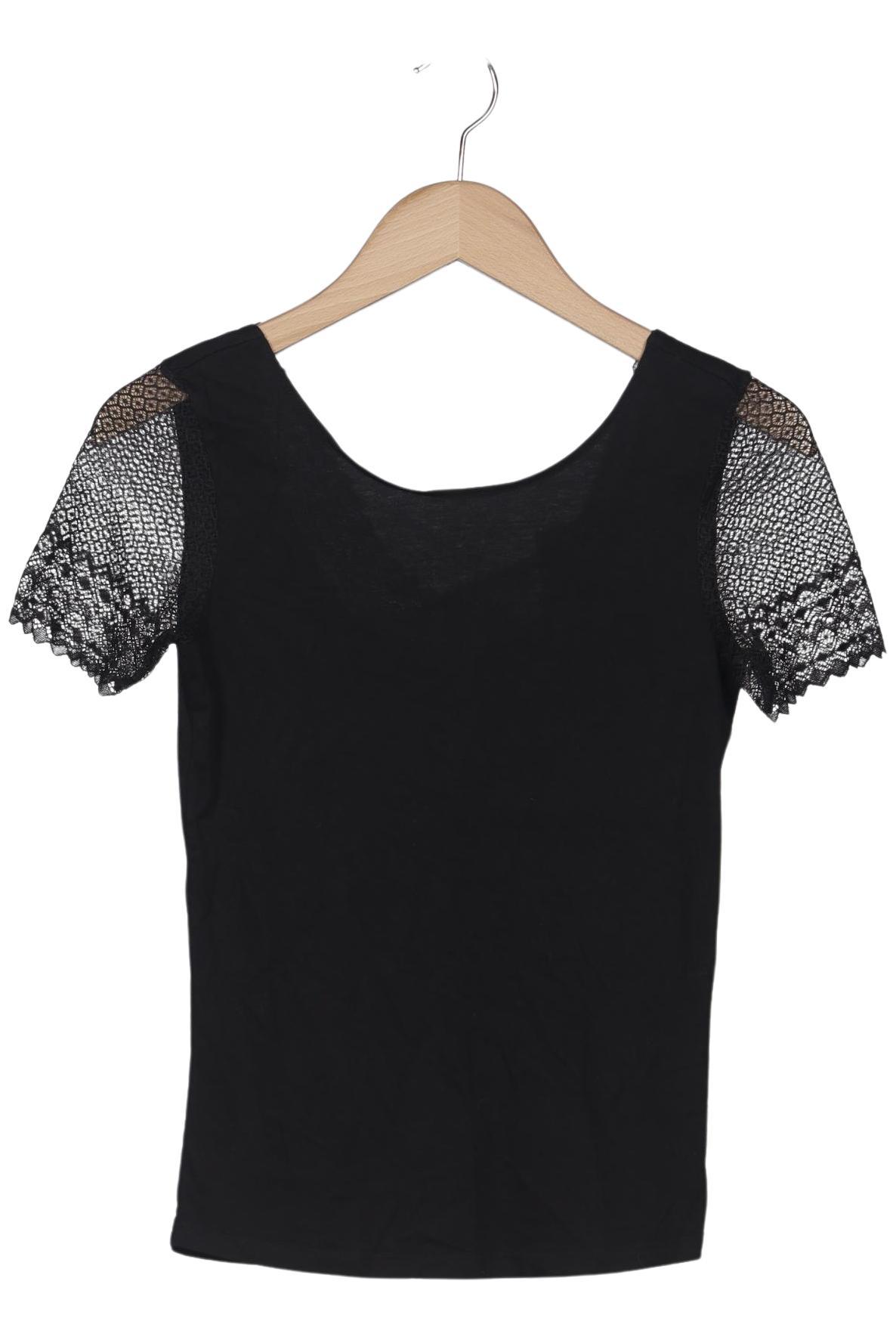 

NAF NAF Damen T-Shirt, schwarz, Gr. 34