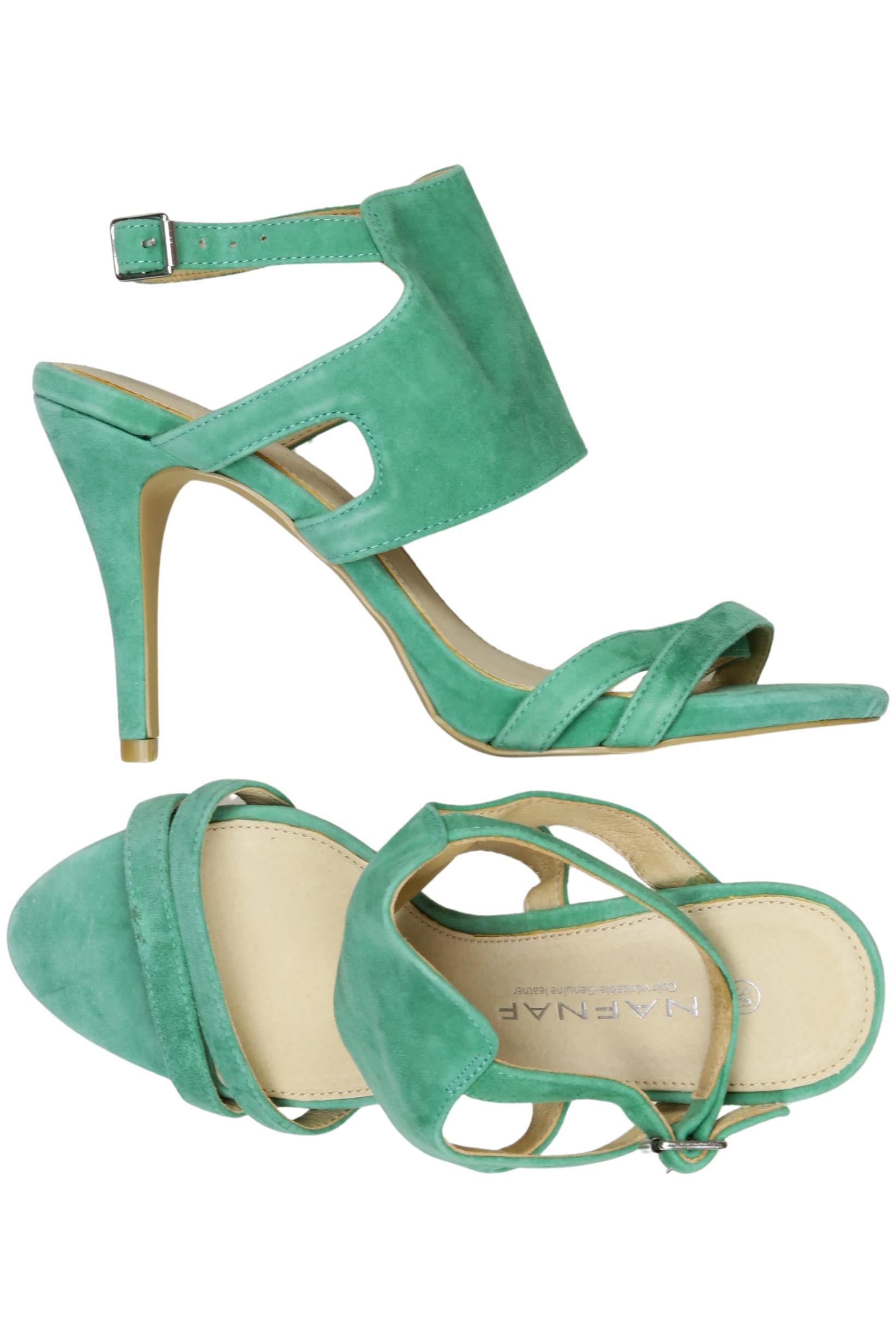 

NAF NAF Damen Sandale, grün, Gr. 38