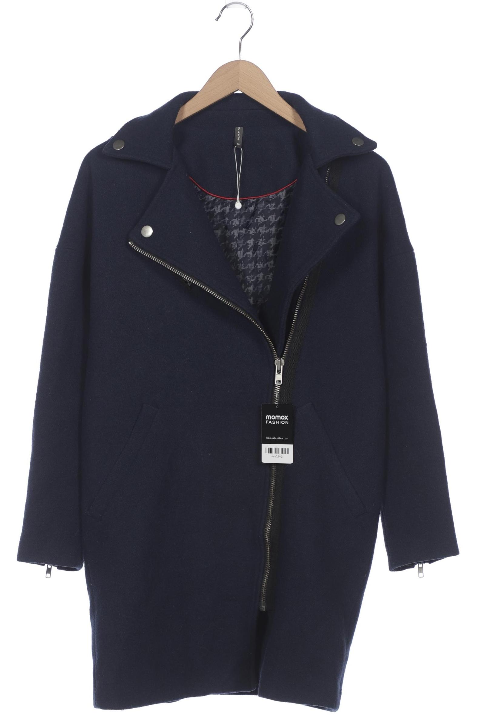 

NAF NAF Damen Mantel, marineblau, Gr. 36