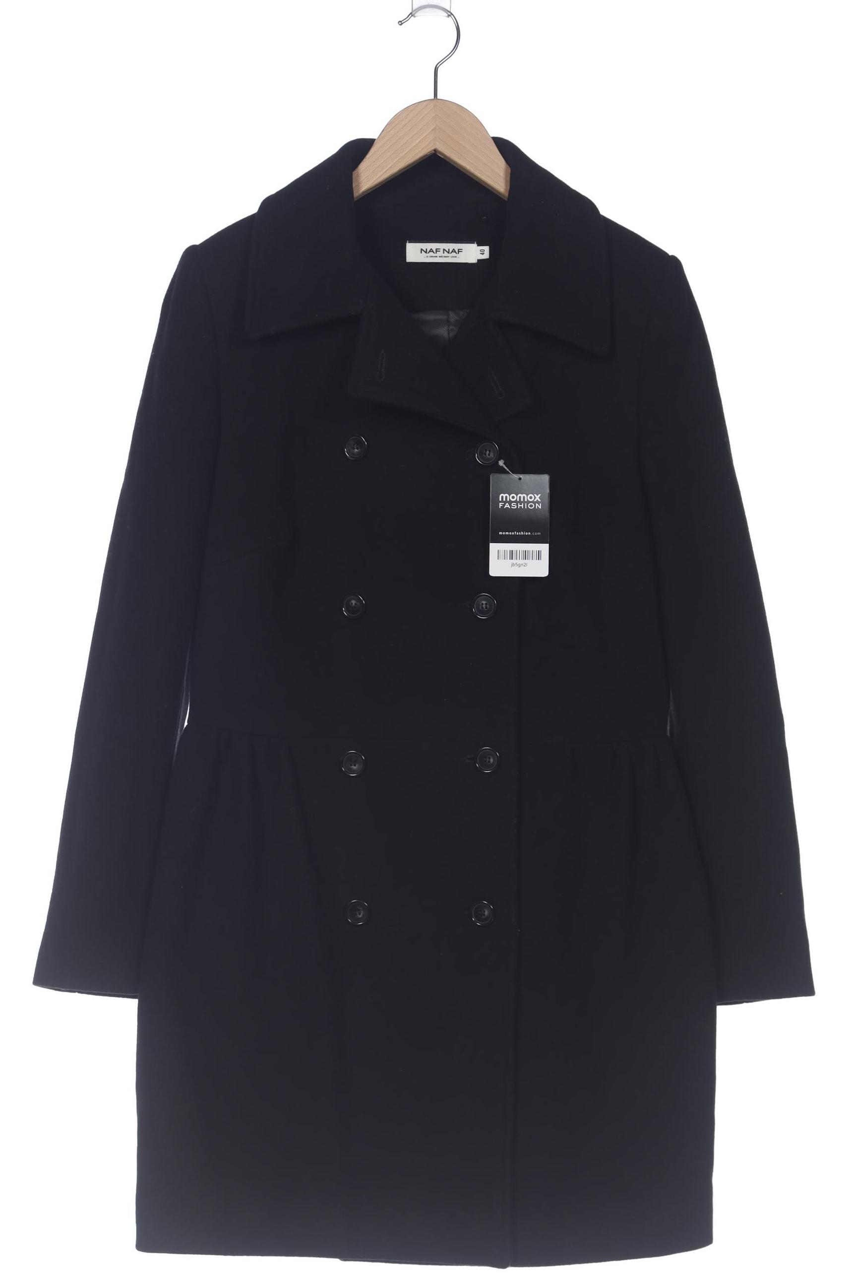 

NAF NAF Damen Mantel, schwarz, Gr. 40