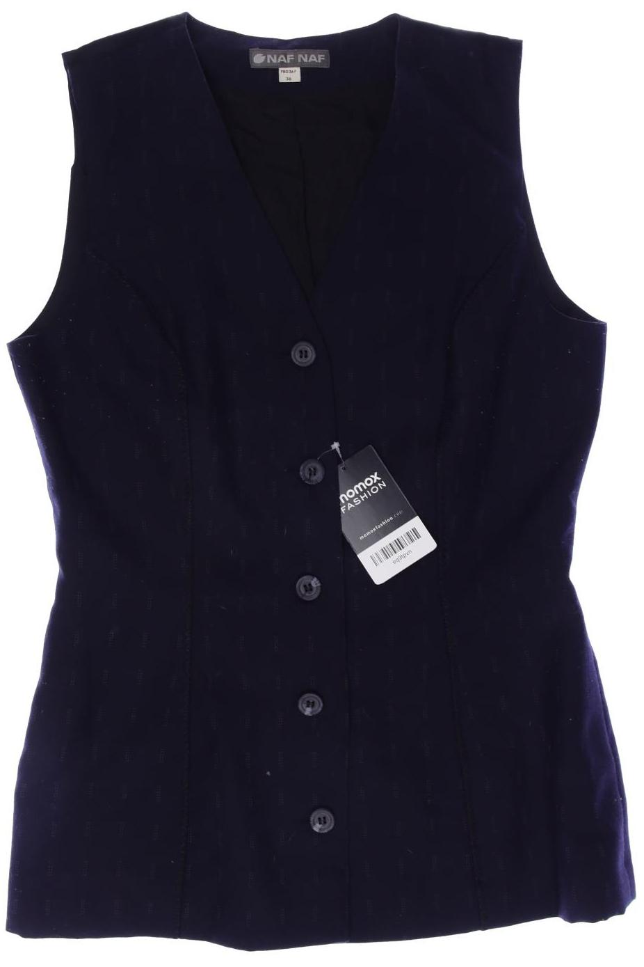 

NAF NAF Damen Weste, marineblau, Gr. 36