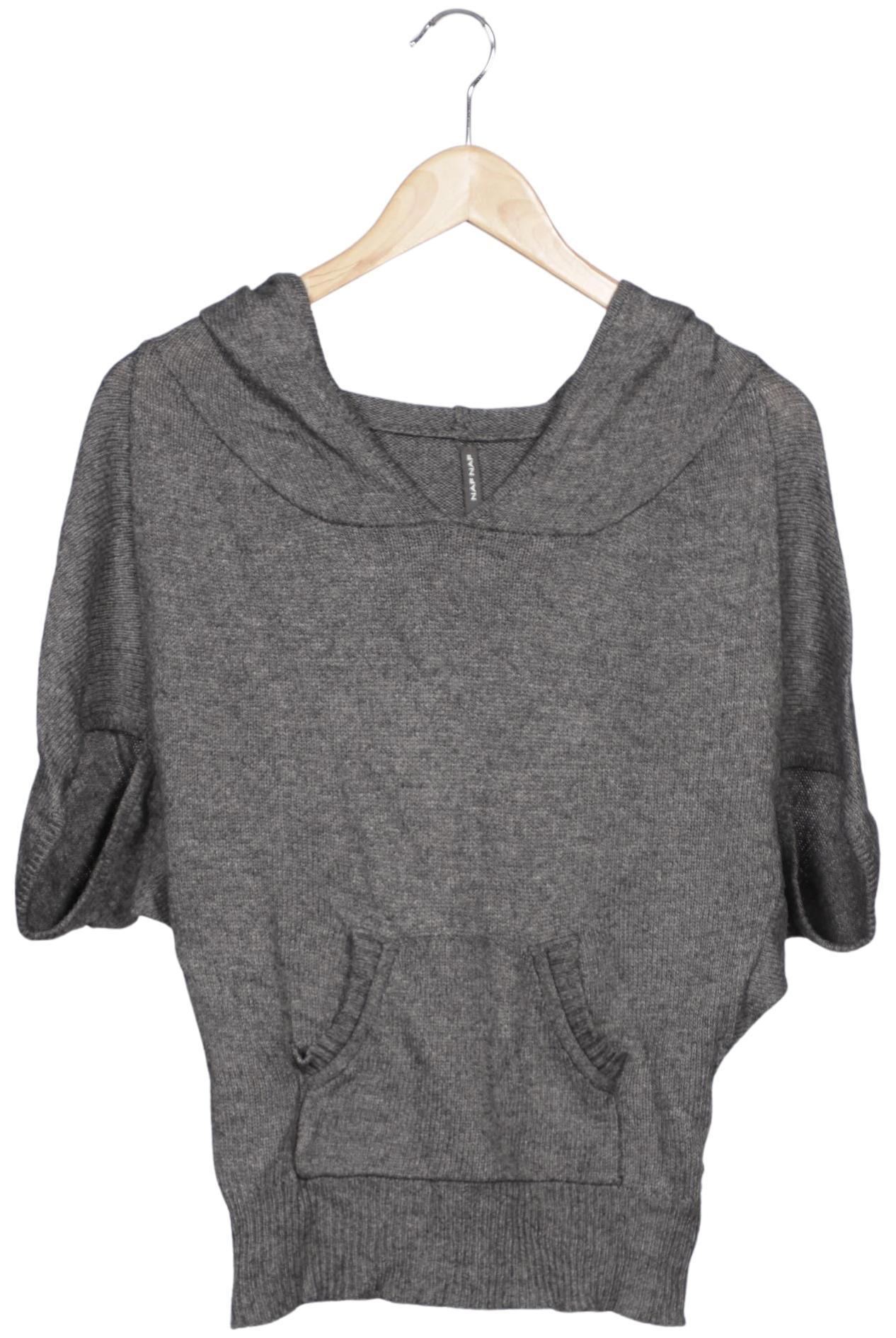 

NAF NAF Damen Kapuzenpullover, grau, Gr. 36