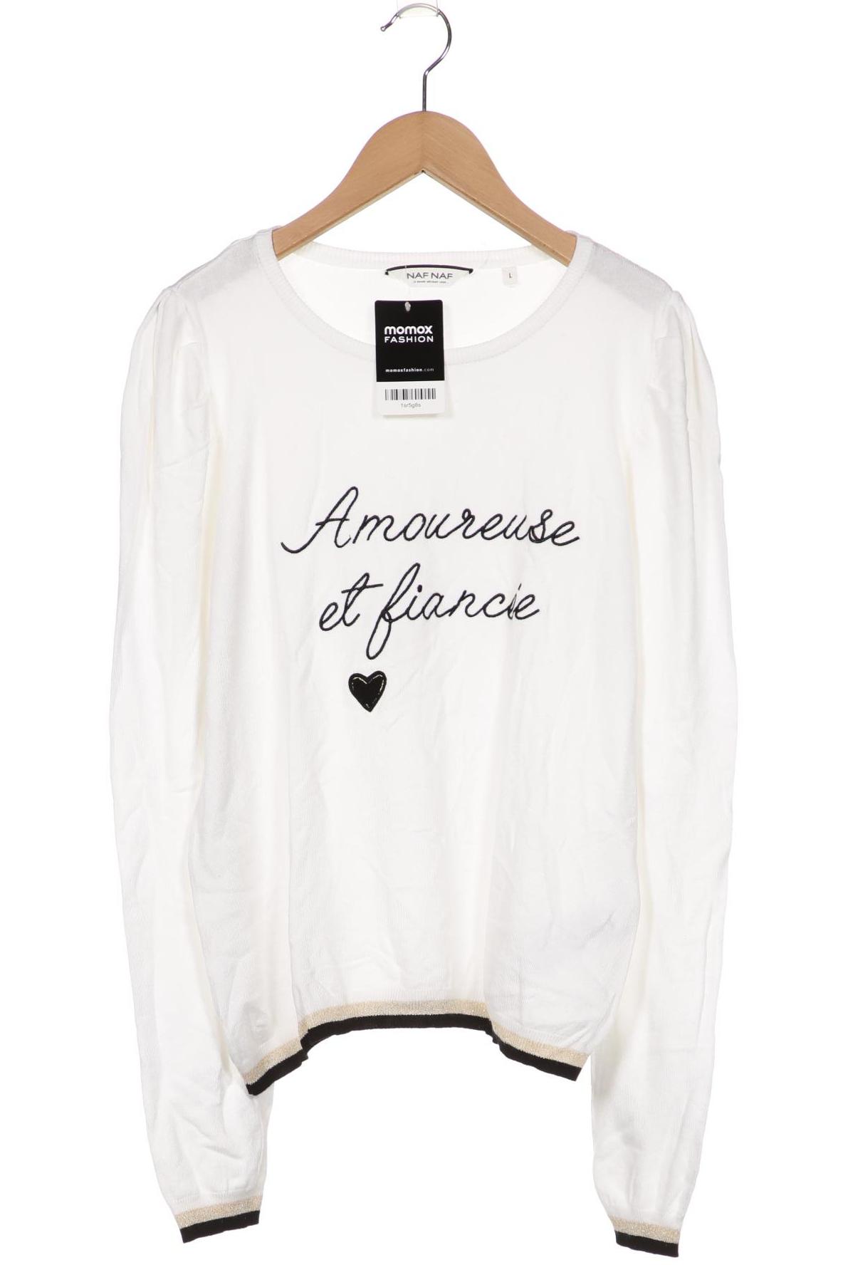

NAF NAF Damen Pullover, weiß, Gr. 42