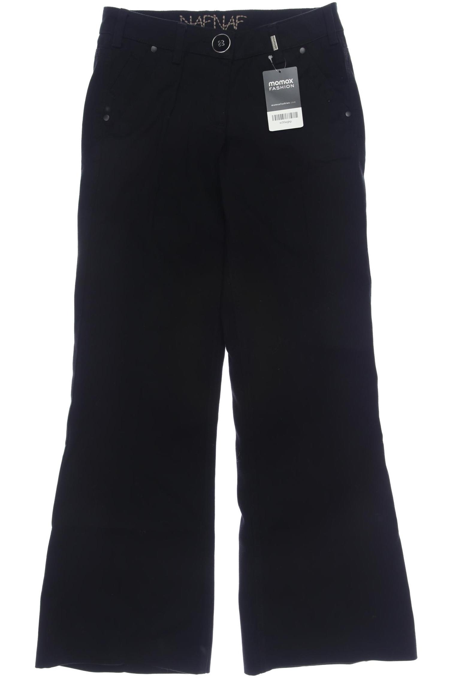 

NAF NAF Damen Stoffhose, schwarz, Gr. 34