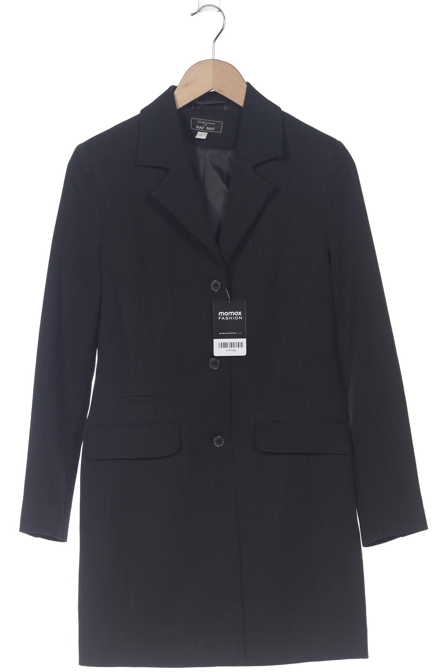 

NAF NAF Damen Mantel, schwarz, Gr. 38