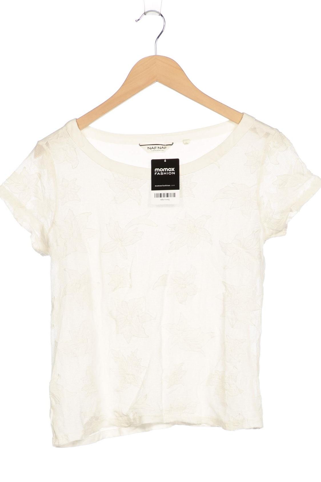 

NAF NAF Damen T-Shirt, cremeweiß, Gr. 38
