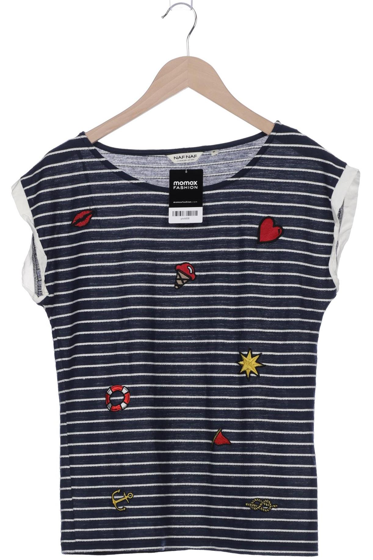 

NAF NAF Damen T-Shirt, marineblau, Gr. 38