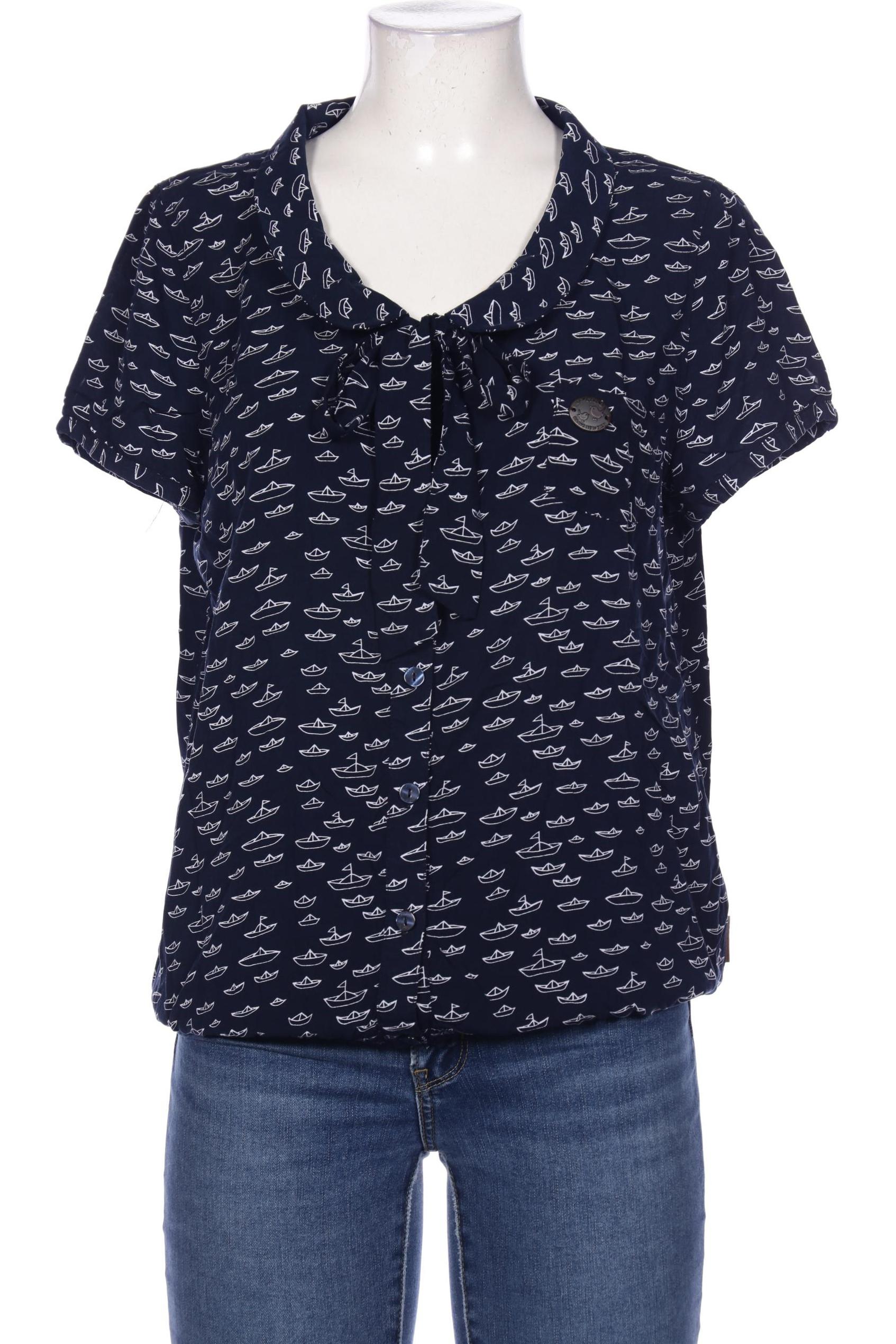 

Naketano Damen Bluse, marineblau, Gr. 42