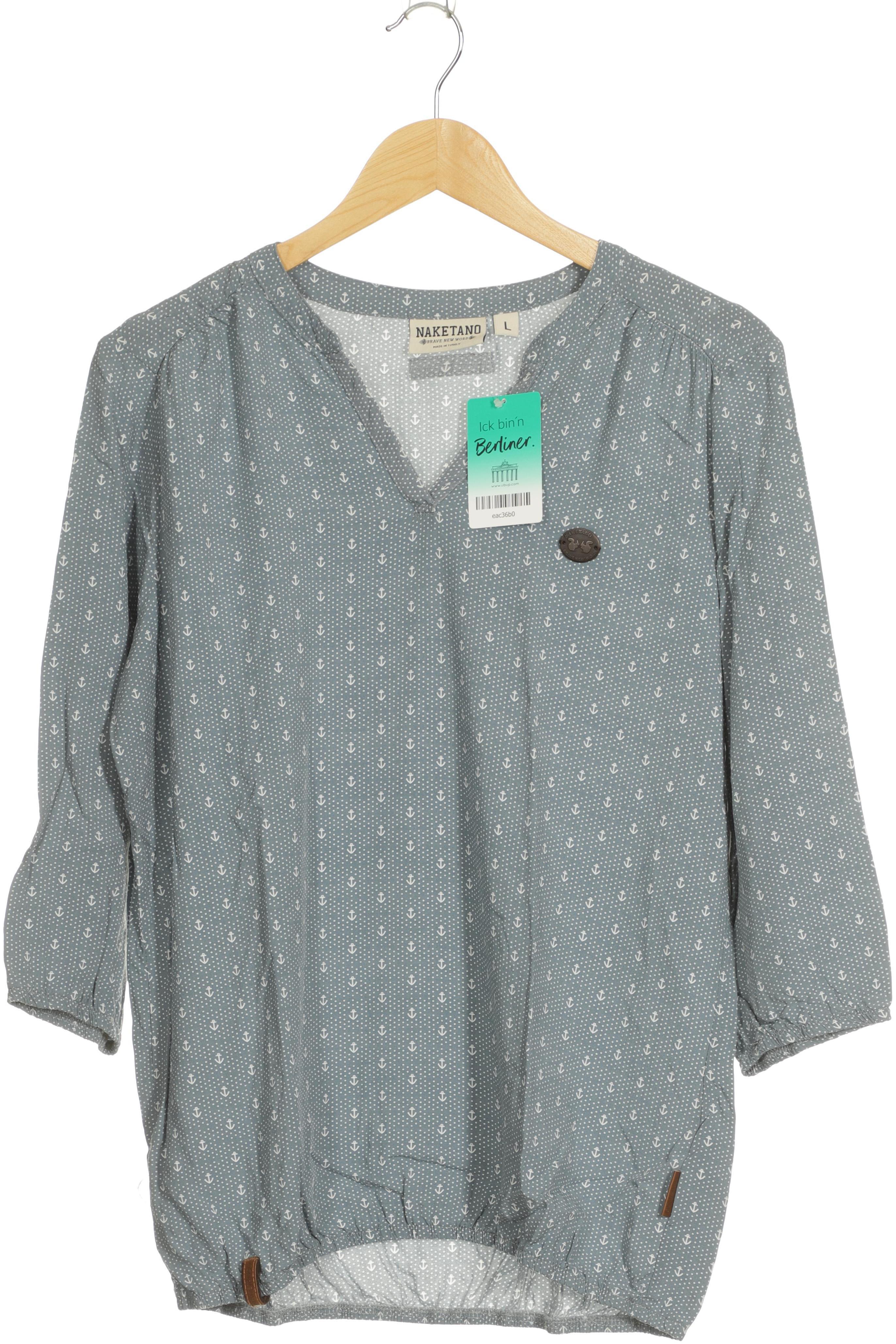 

Naketano Damen Bluse, blau, Gr.