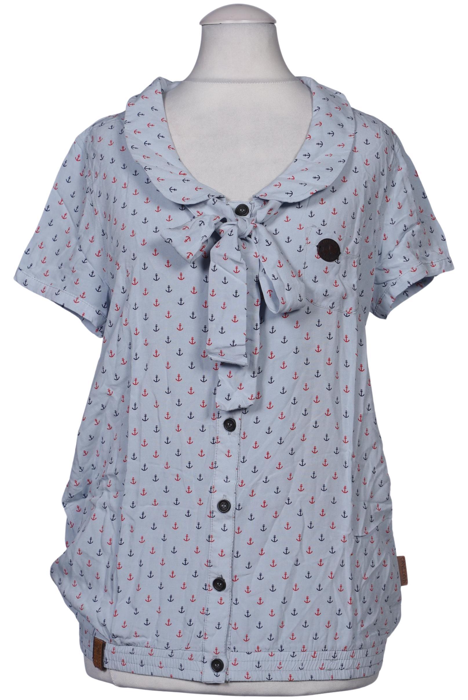 

Naketano Damen Bluse, blau, Gr. 36