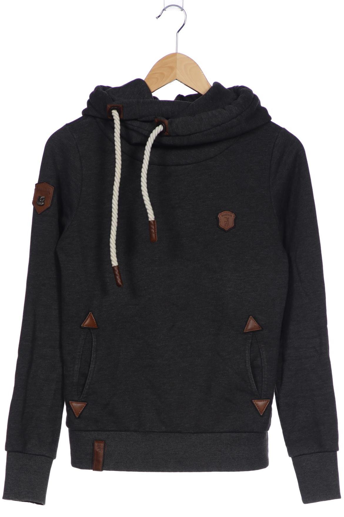

Naketano Damen Kapuzenpullover, grau, Gr. 36