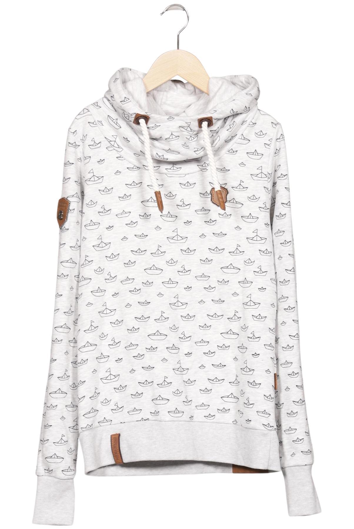 

Naketano Damen Kapuzenpullover, weiß, Gr. 38