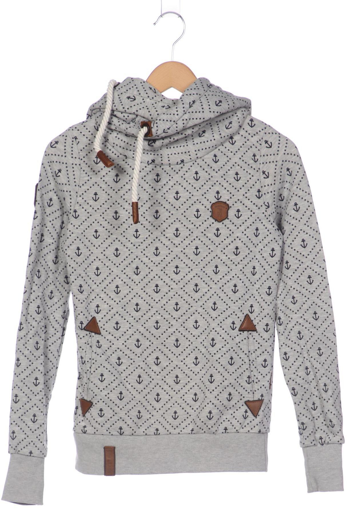 

Naketano Damen Kapuzenpullover, grau, Gr. 36