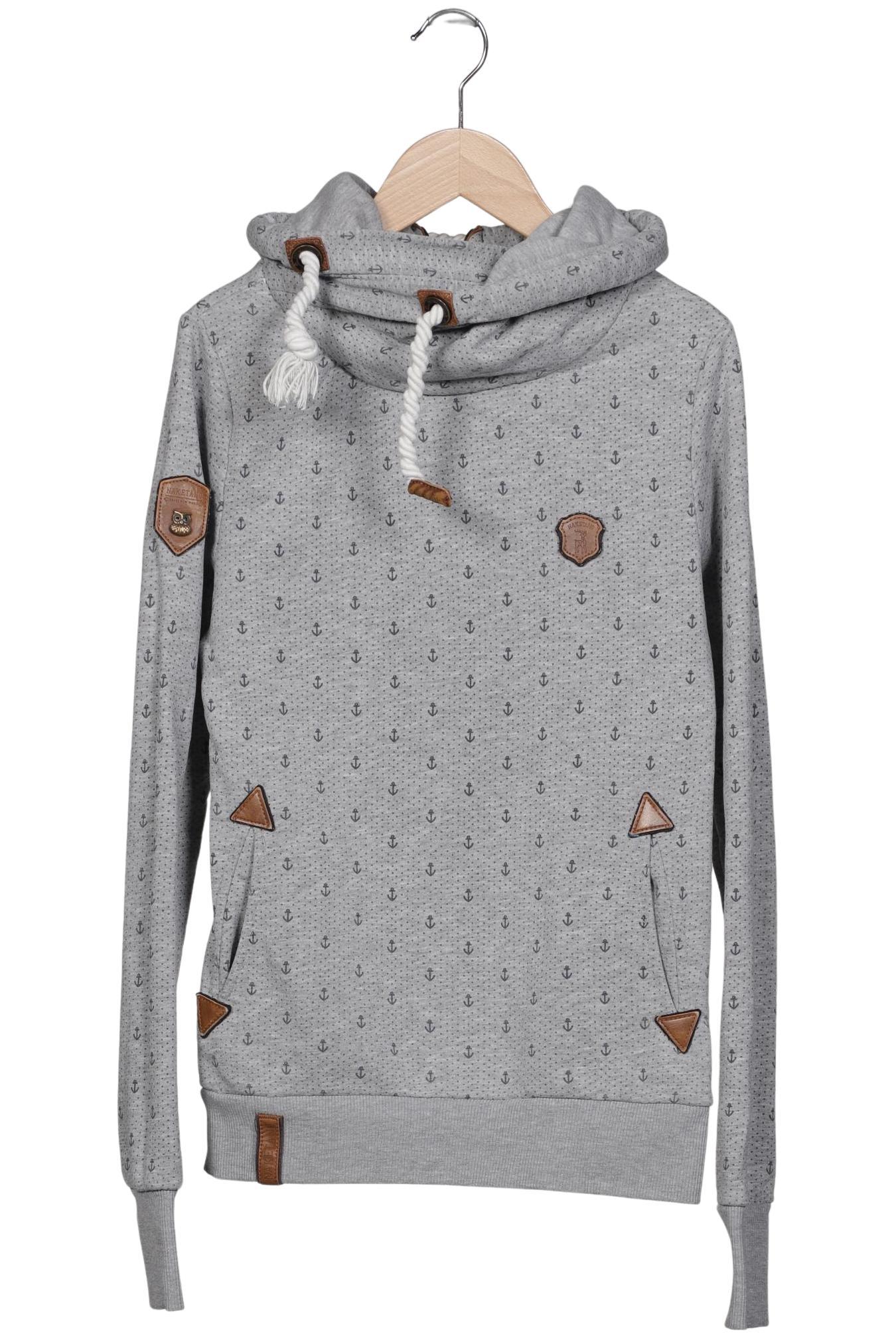 

Naketano Damen Kapuzenpullover, grau, Gr. 36