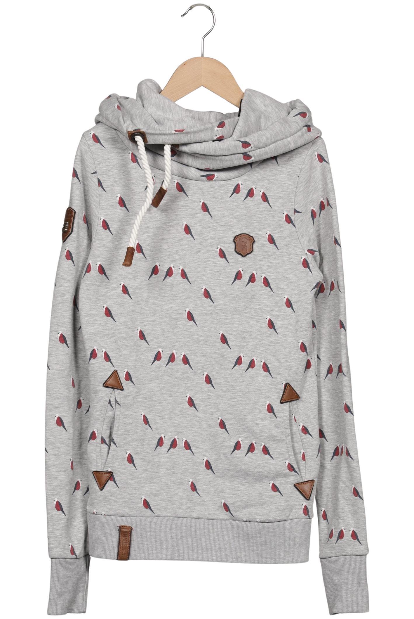 

Naketano Damen Kapuzenpullover, grau, Gr. 36