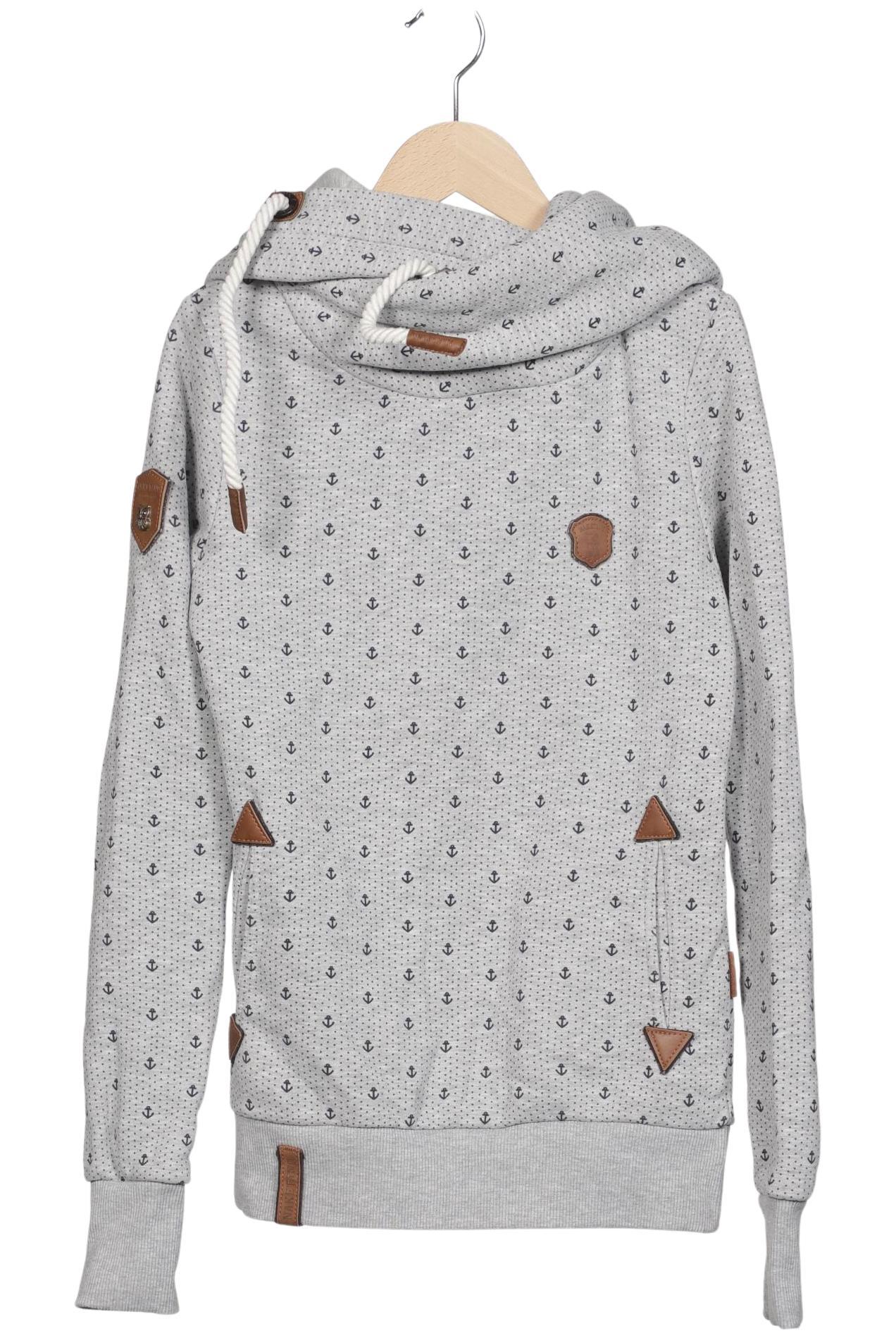 

Naketano Damen Kapuzenpullover, grau, Gr. 36