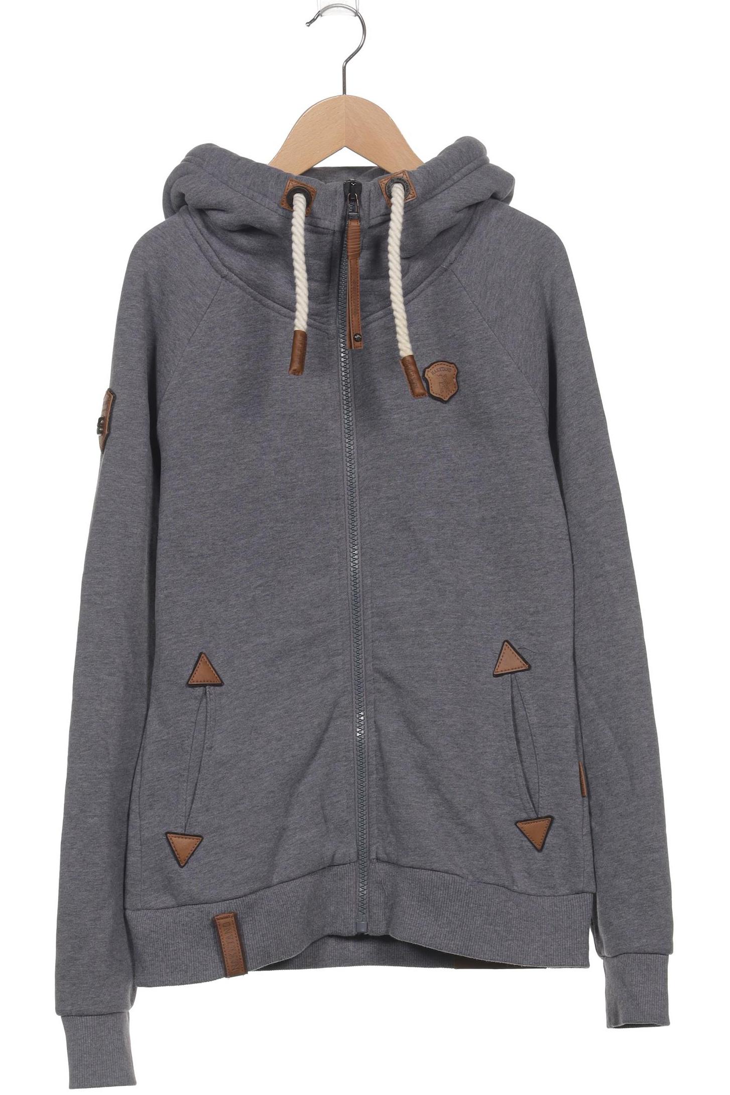 

Naketano Damen Kapuzenpullover, grau, Gr. 38