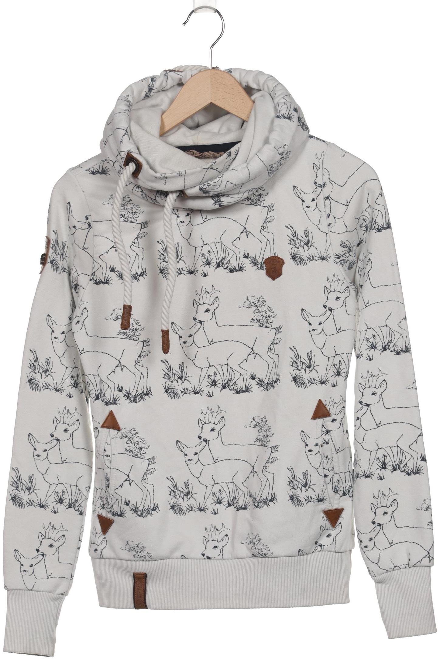 

Naketano Damen Kapuzenpullover, weiß, Gr. 36