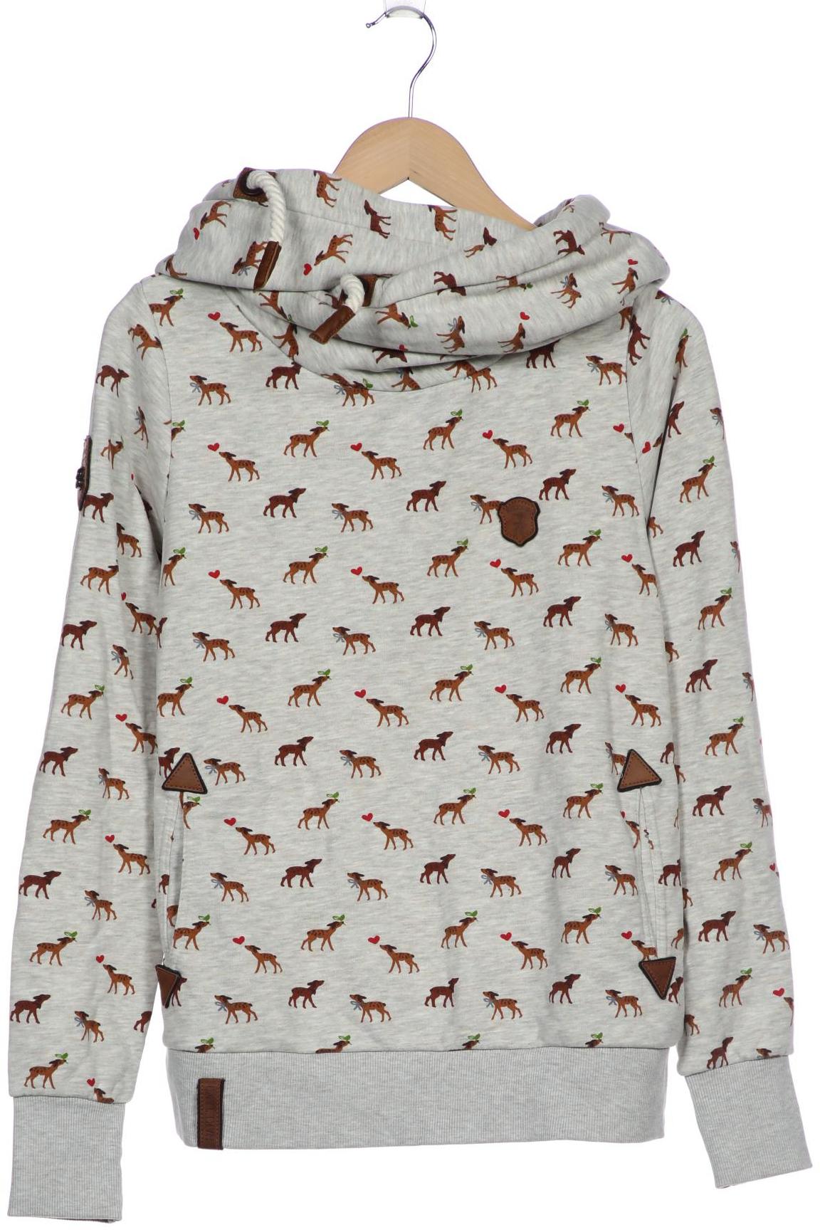 

Naketano Damen Kapuzenpullover, grau, Gr. 42