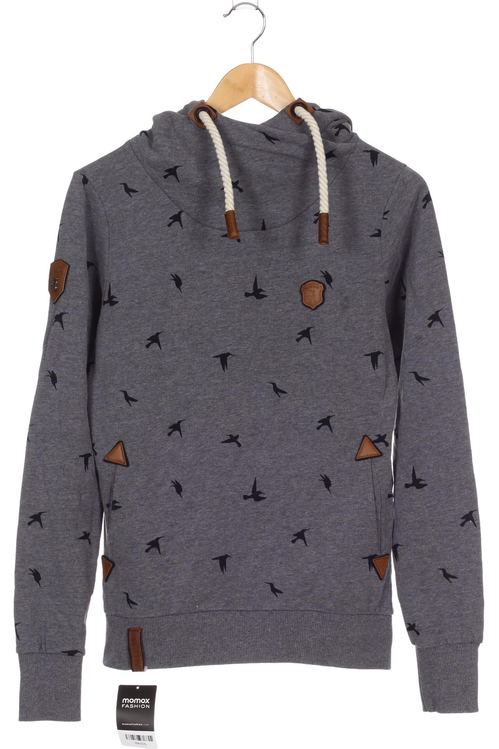 

Naketano Damen Kapuzenpullover, grau, Gr. 38
