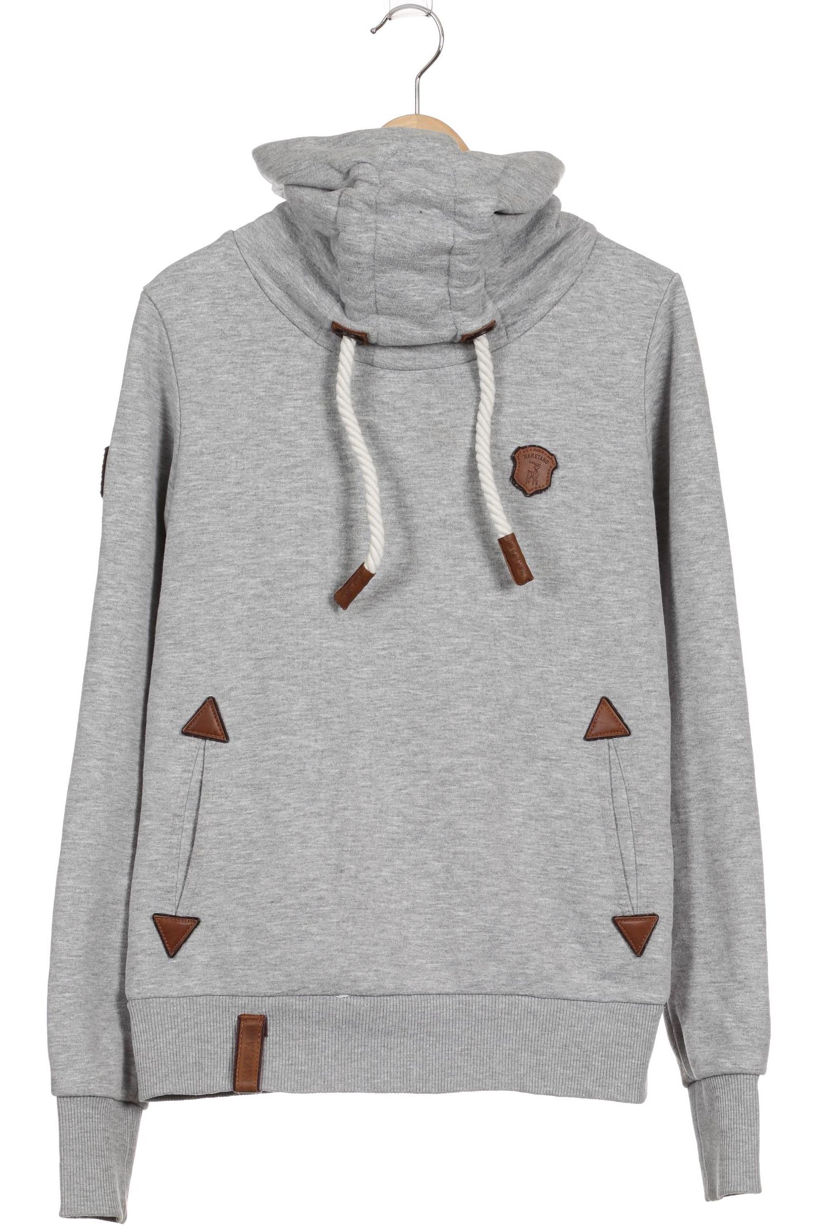 

Naketano Damen Kapuzenpullover, grau, Gr. 34