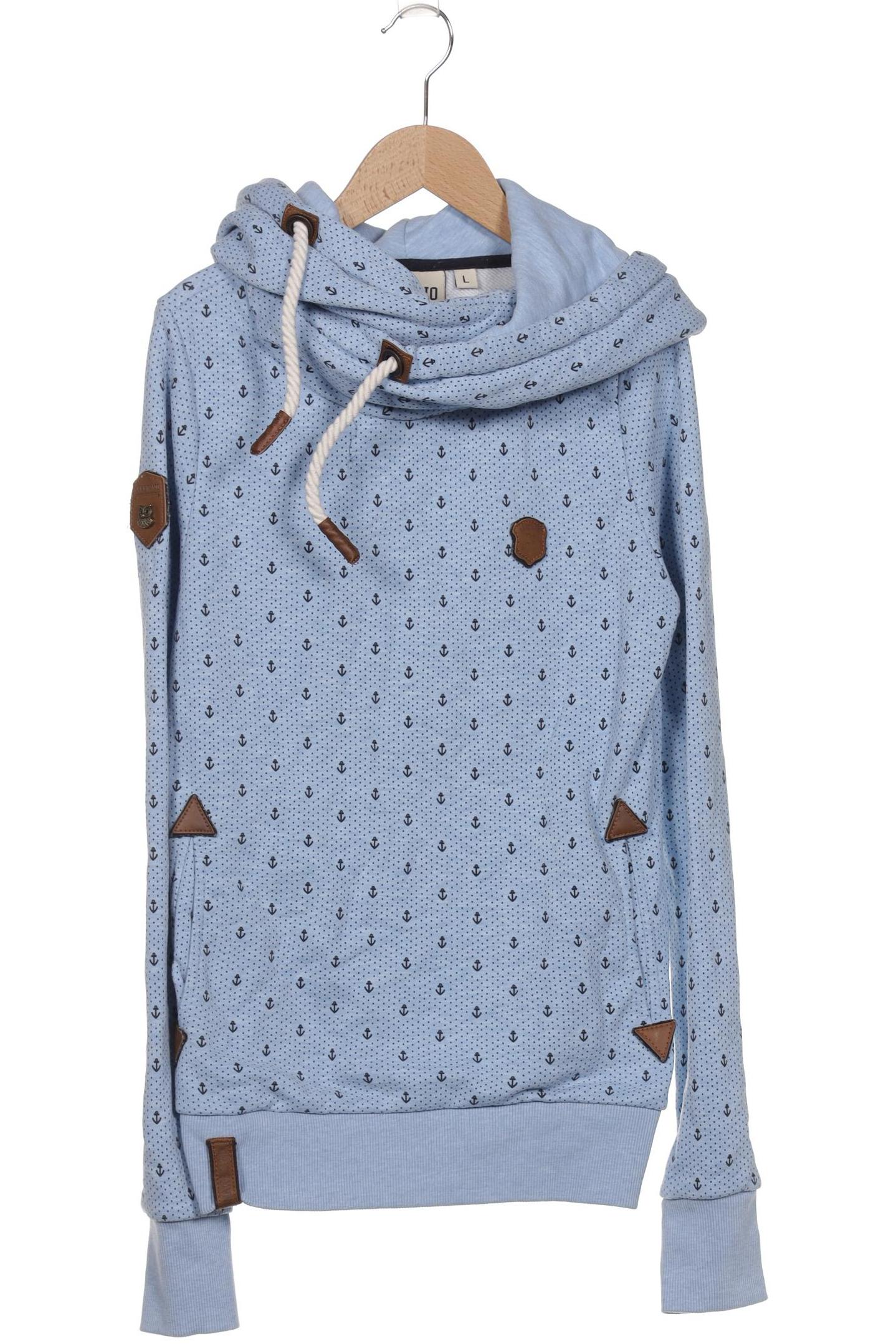 

Naketano Damen Kapuzenpullover, hellblau, Gr. 42