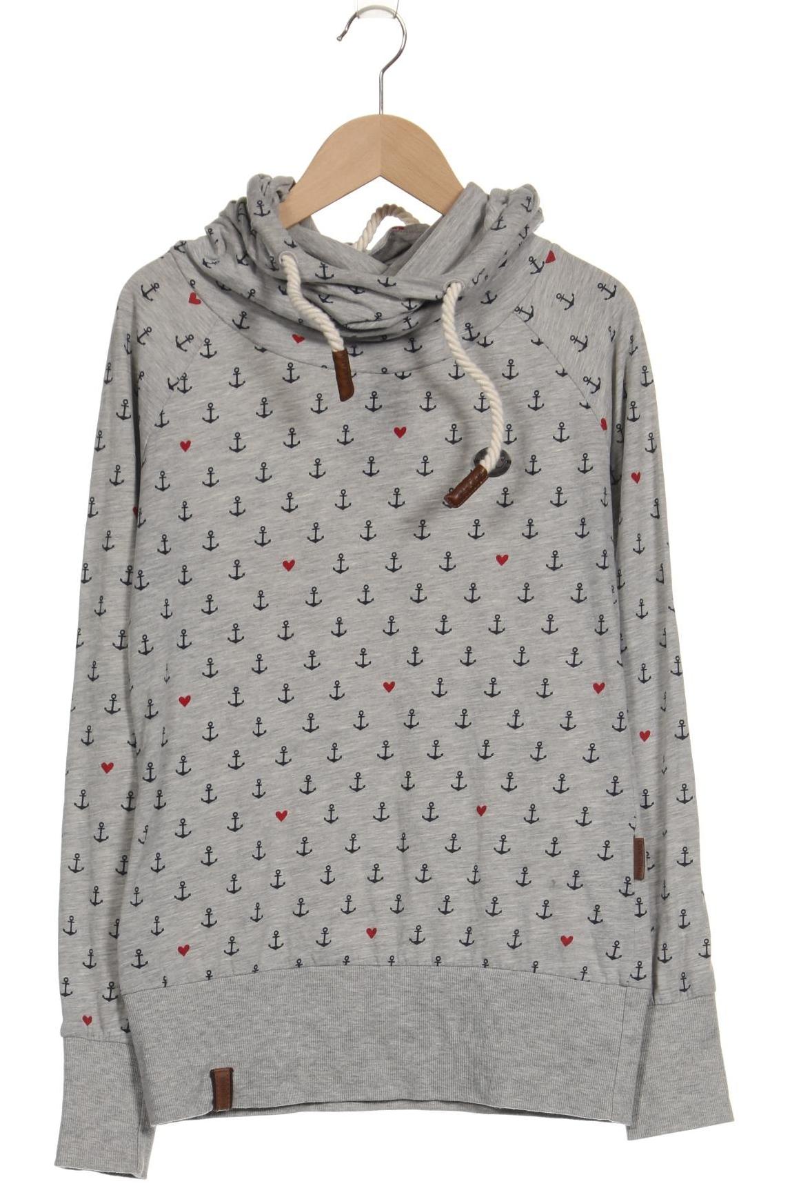 

Naketano Damen Kapuzenpullover, grau, Gr. 36