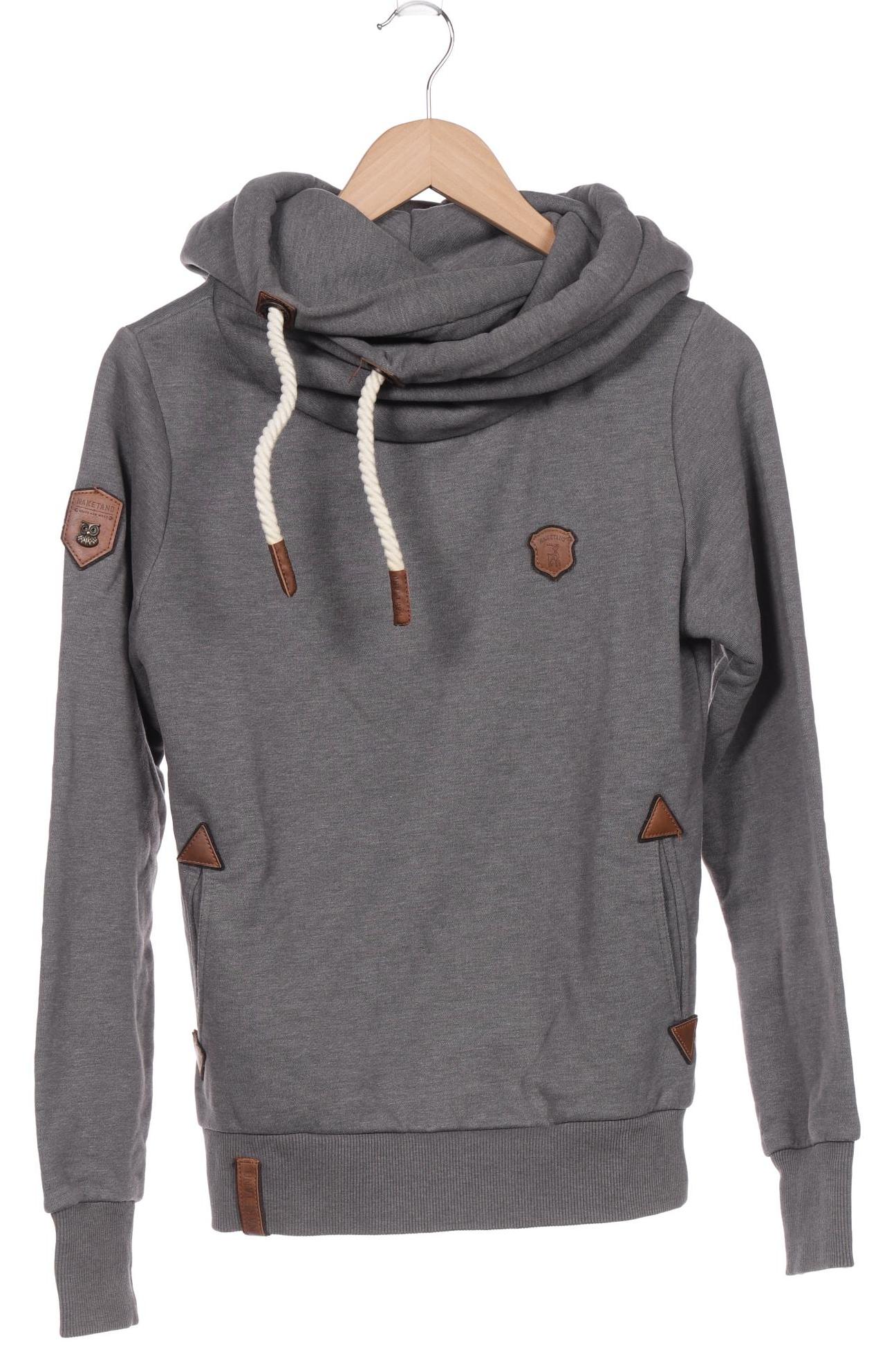 

Naketano Damen Kapuzenpullover, grau, Gr. 38