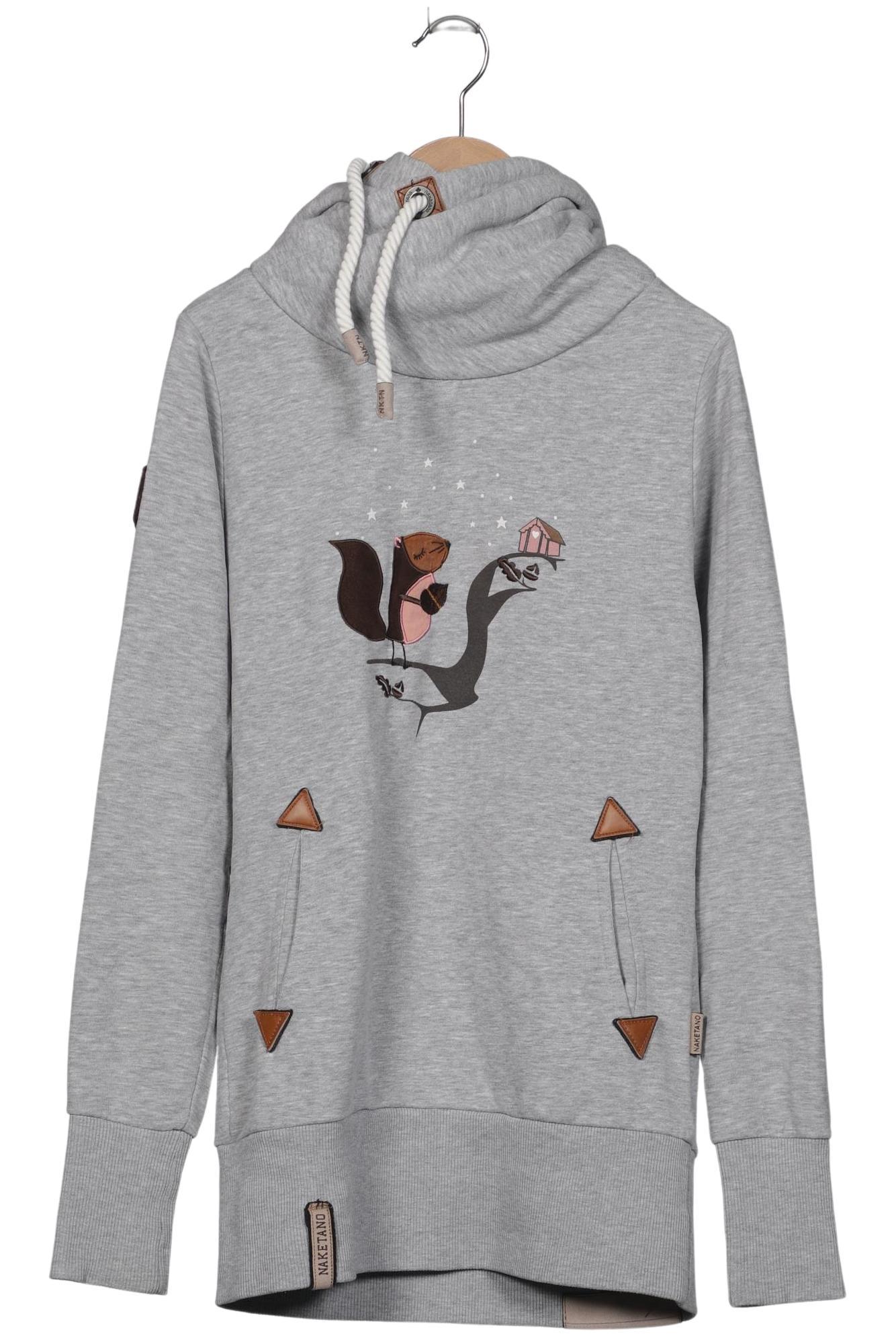 

Naketano Damen Kapuzenpullover, grau, Gr. 36
