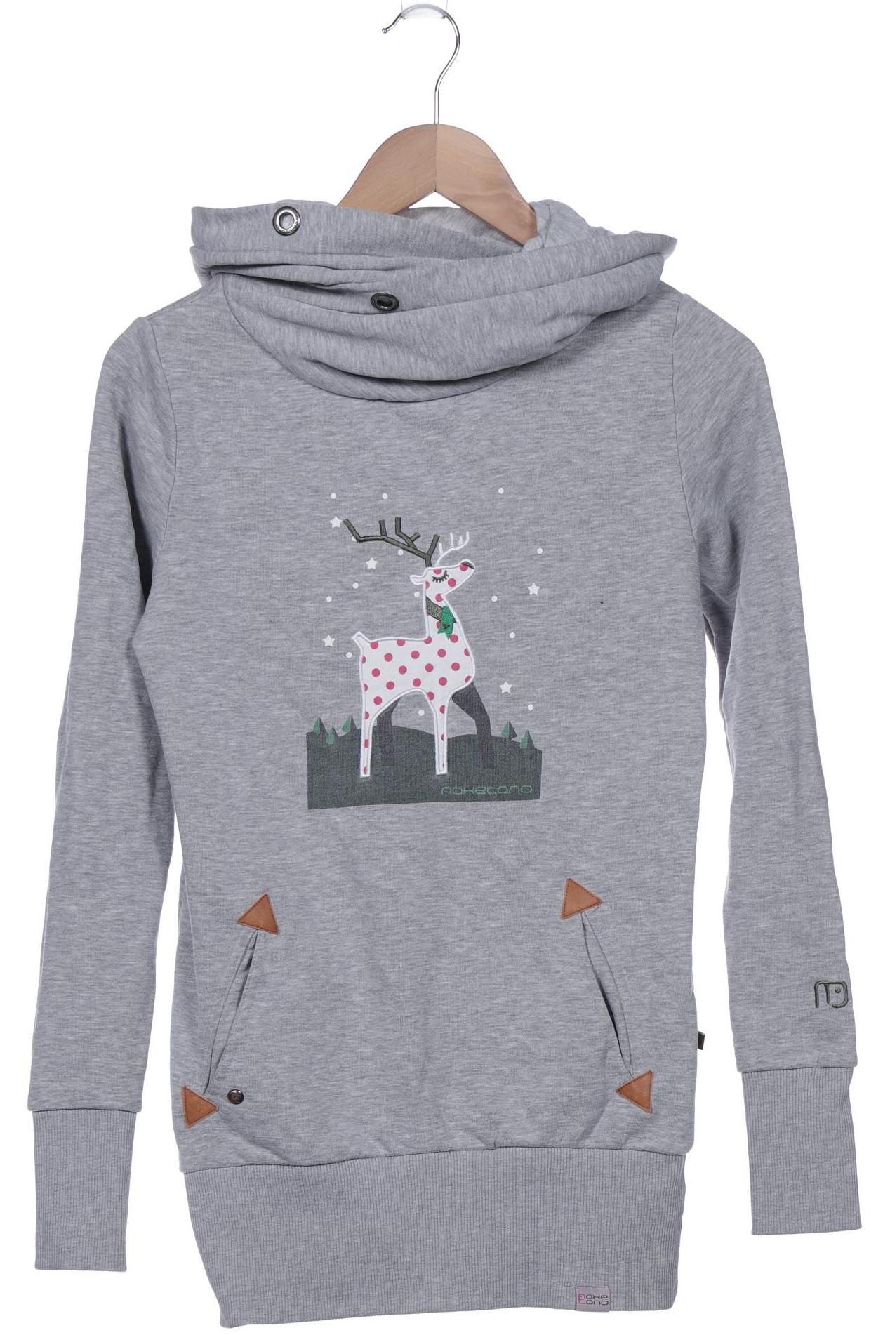

Naketano Damen Kapuzenpullover, grau, Gr. 34