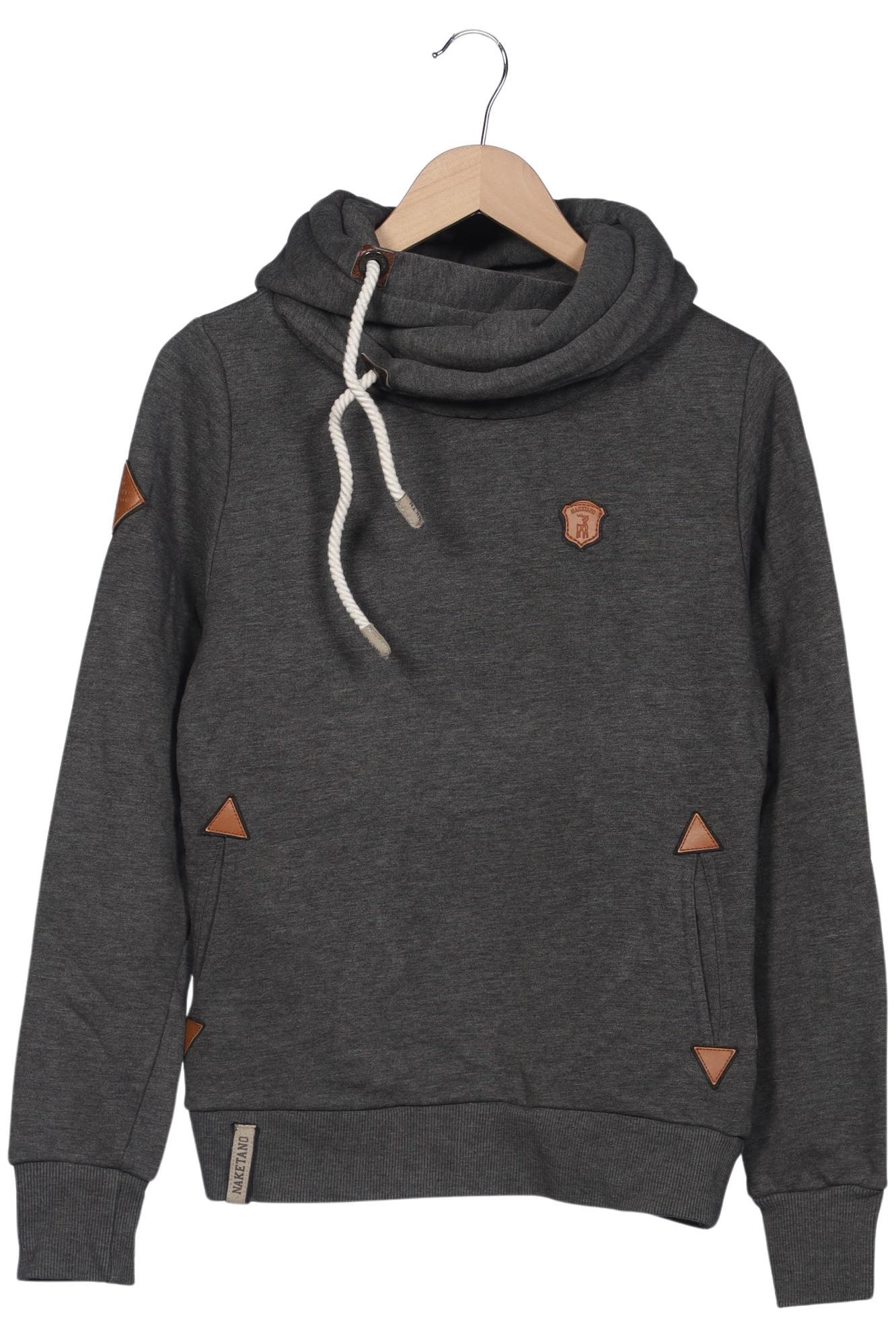 

Naketano Damen Kapuzenpullover, grau, Gr. 38