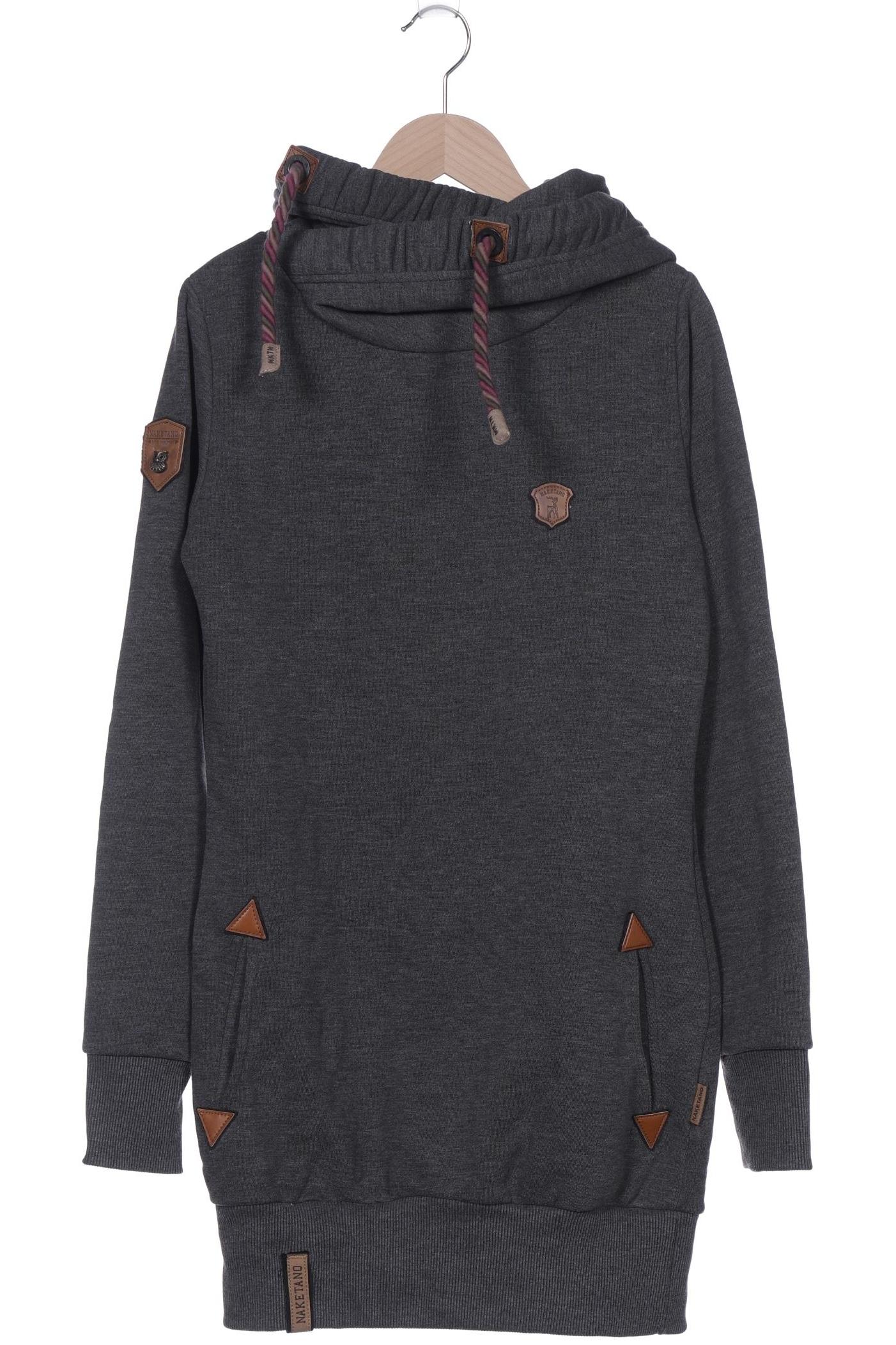 

Naketano Damen Kapuzenpullover, grau, Gr. 36