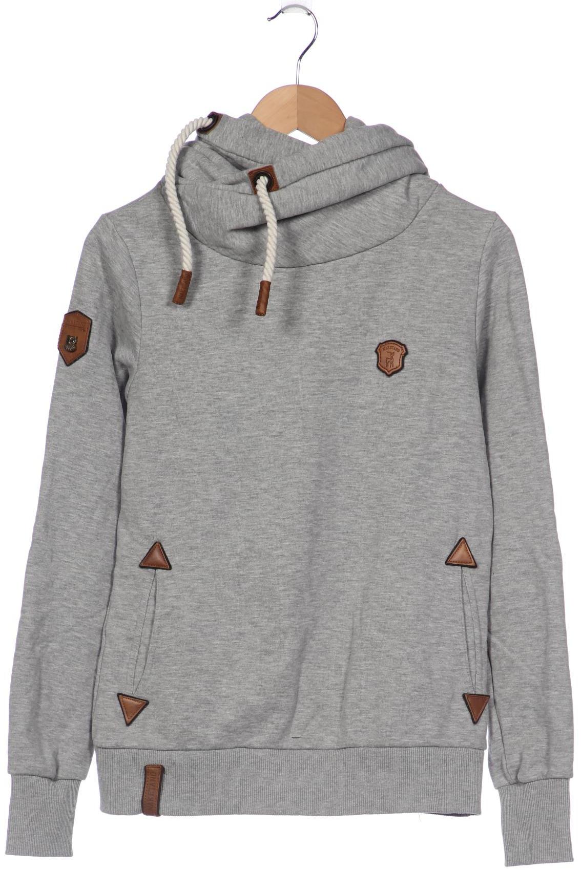 

Naketano Damen Kapuzenpullover, grau, Gr. 38
