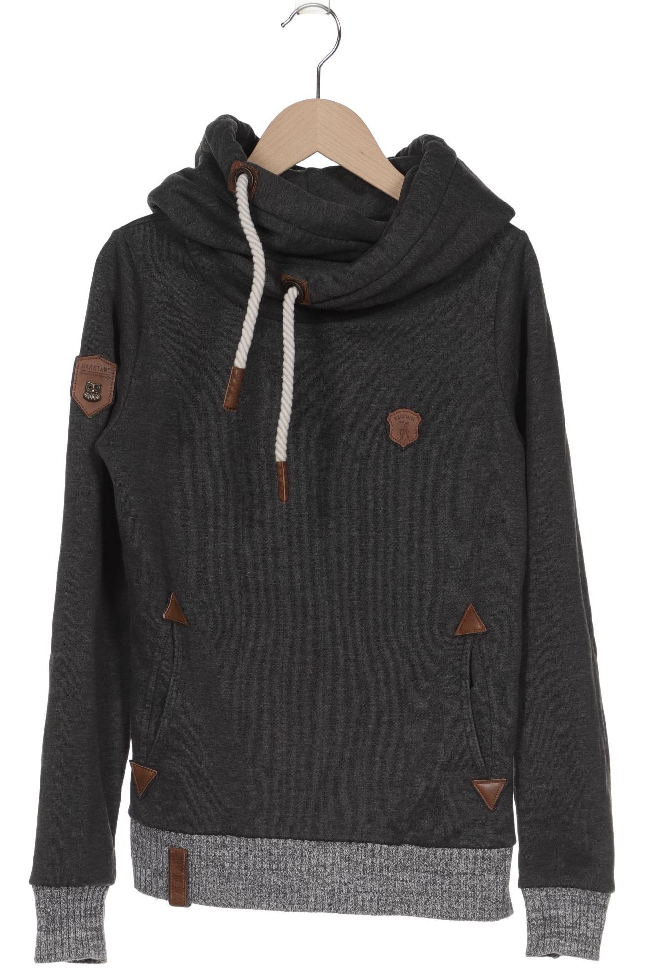 

Naketano Damen Kapuzenpullover, grau, Gr. 34