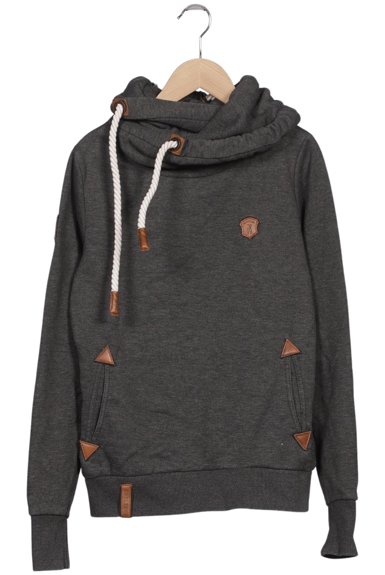 

Naketano Damen Kapuzenpullover, grau, Gr. 36