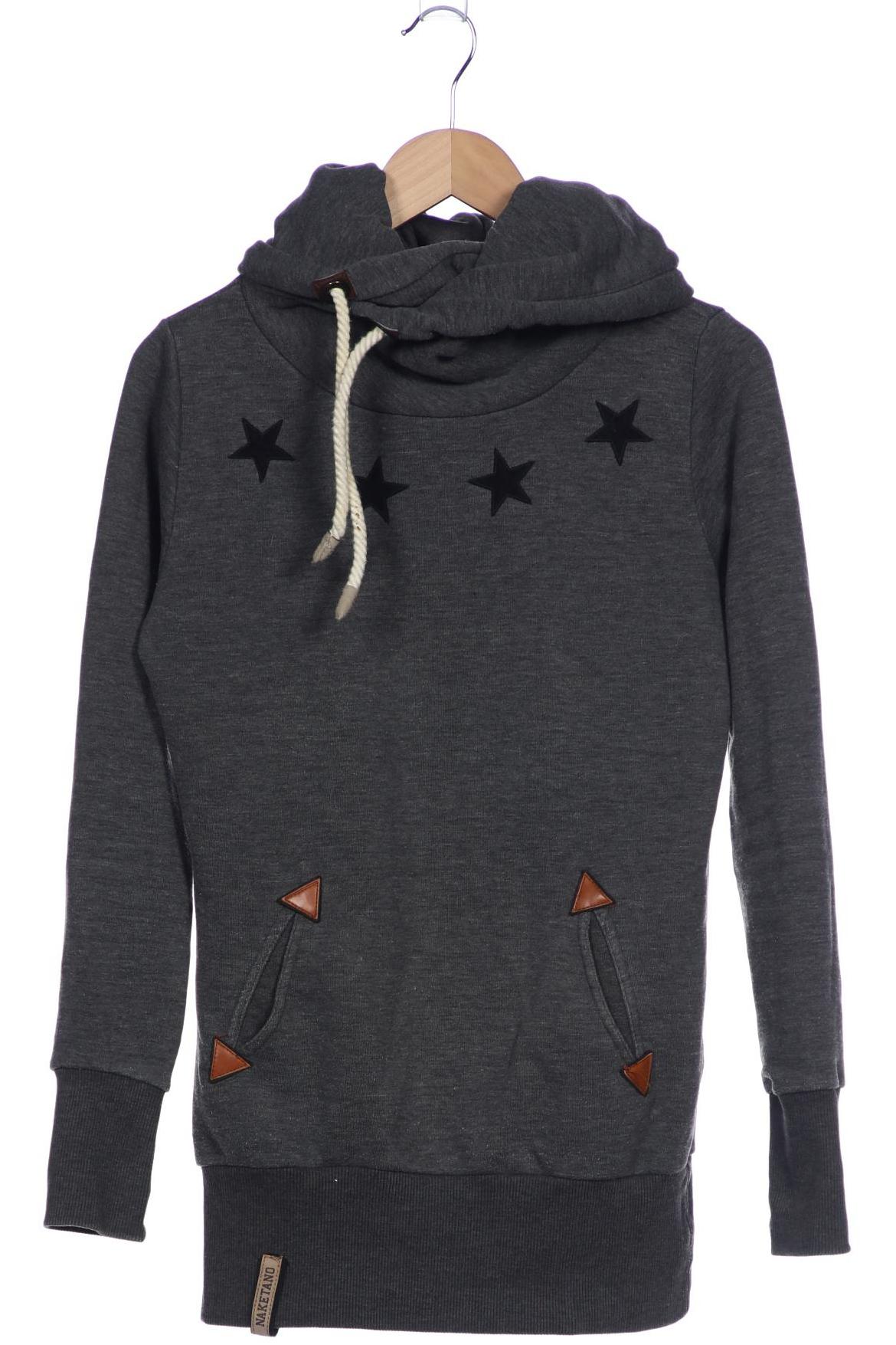 

Naketano Damen Kapuzenpullover, grau, Gr. 36