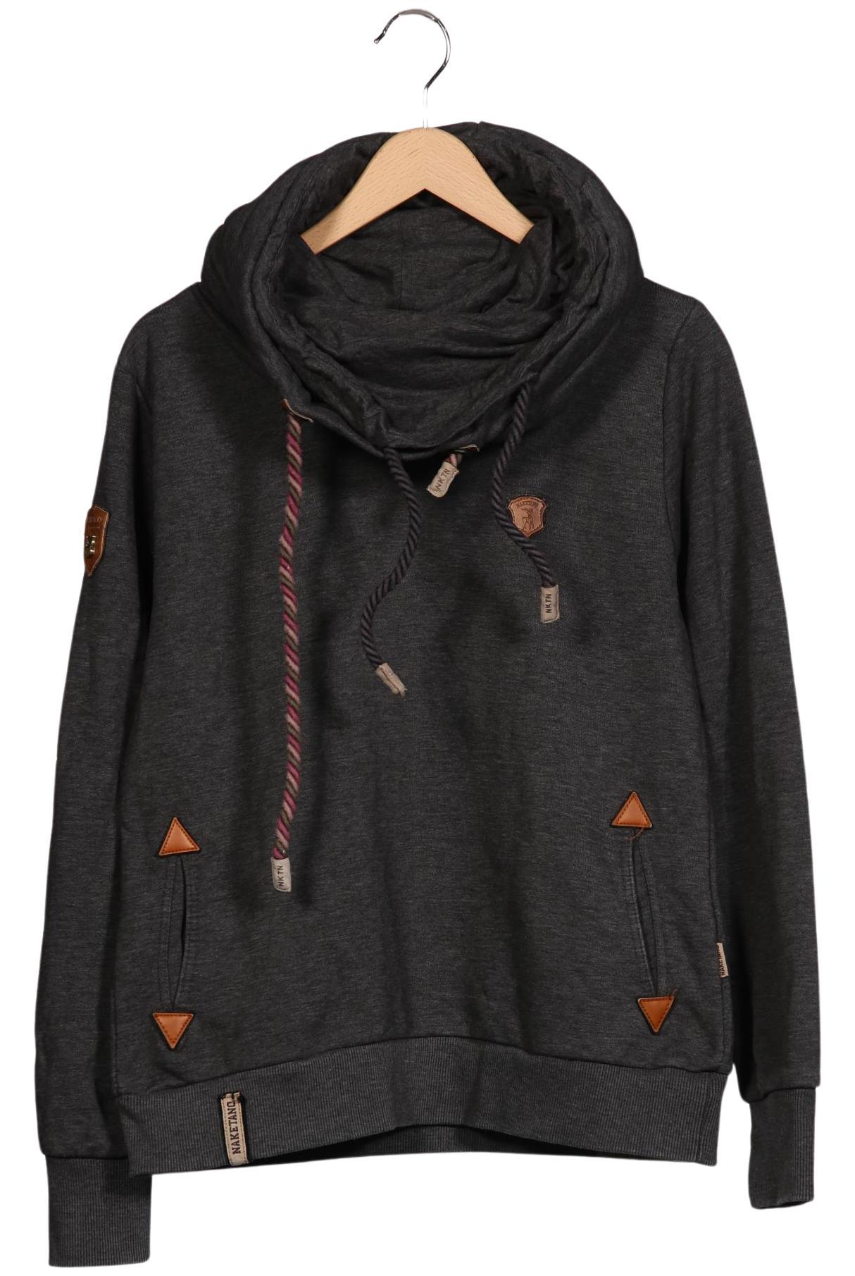 

Naketano Damen Kapuzenpullover, grau, Gr. 44