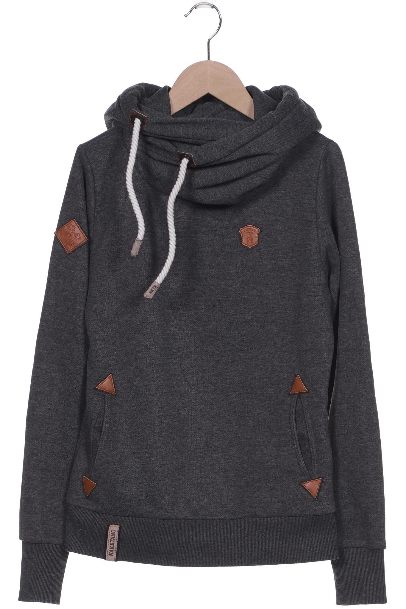 

Naketano Damen Kapuzenpullover, grau, Gr. 36
