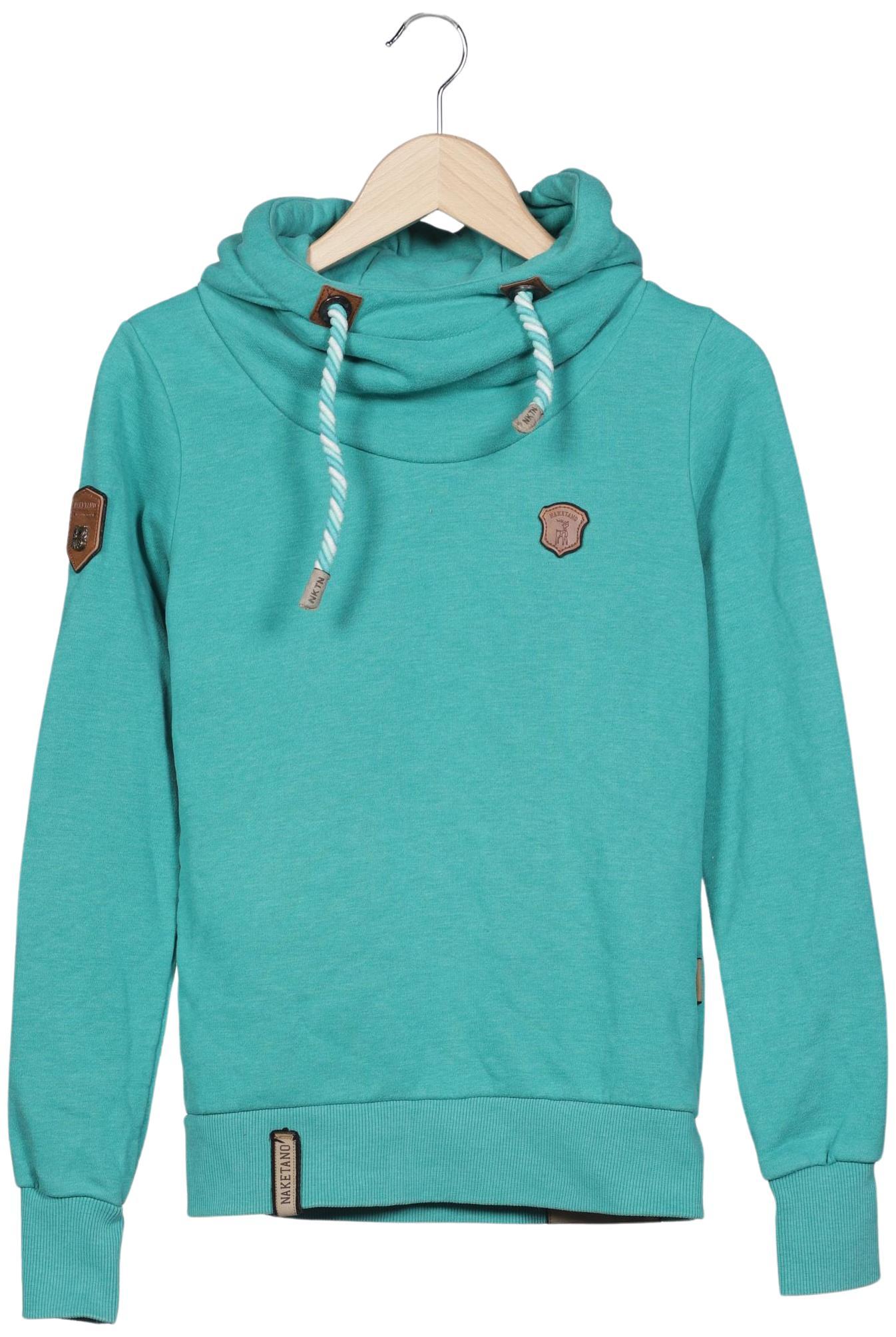 

Naketano Damen Kapuzenpullover, türkis, Gr. 34