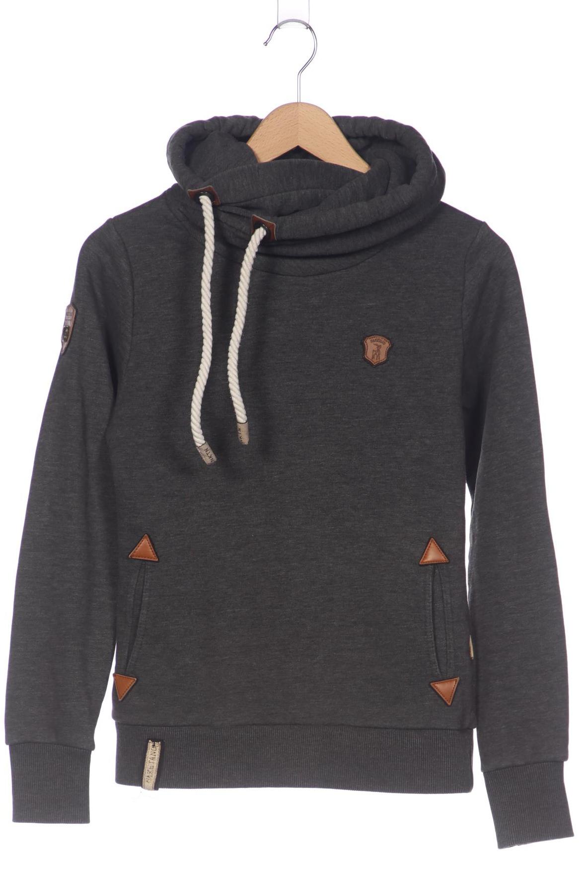 

Naketano Damen Kapuzenpullover, grau, Gr. 38