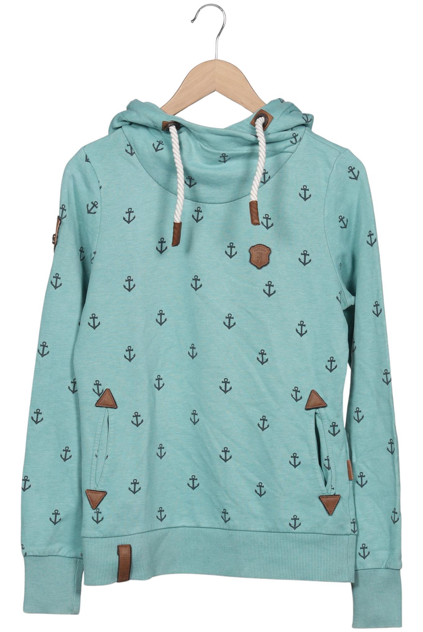 

Naketano Damen Kapuzenpullover, türkis, Gr. 38