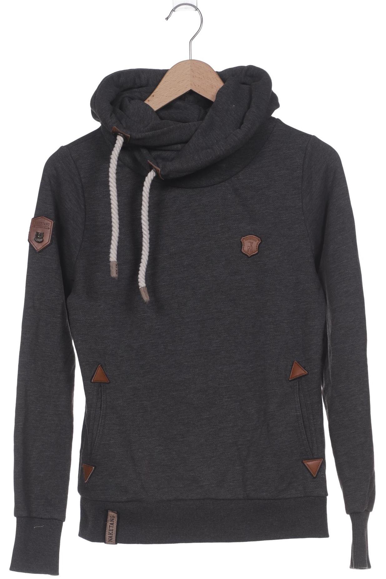 

Naketano Damen Kapuzenpullover, grau, Gr. 36