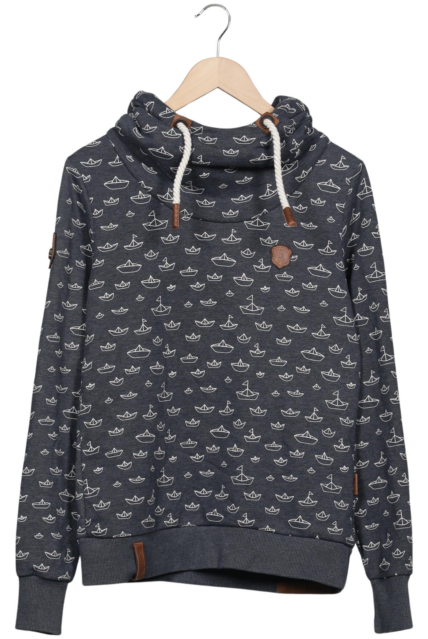 

Naketano Damen Kapuzenpullover, grau, Gr. 42