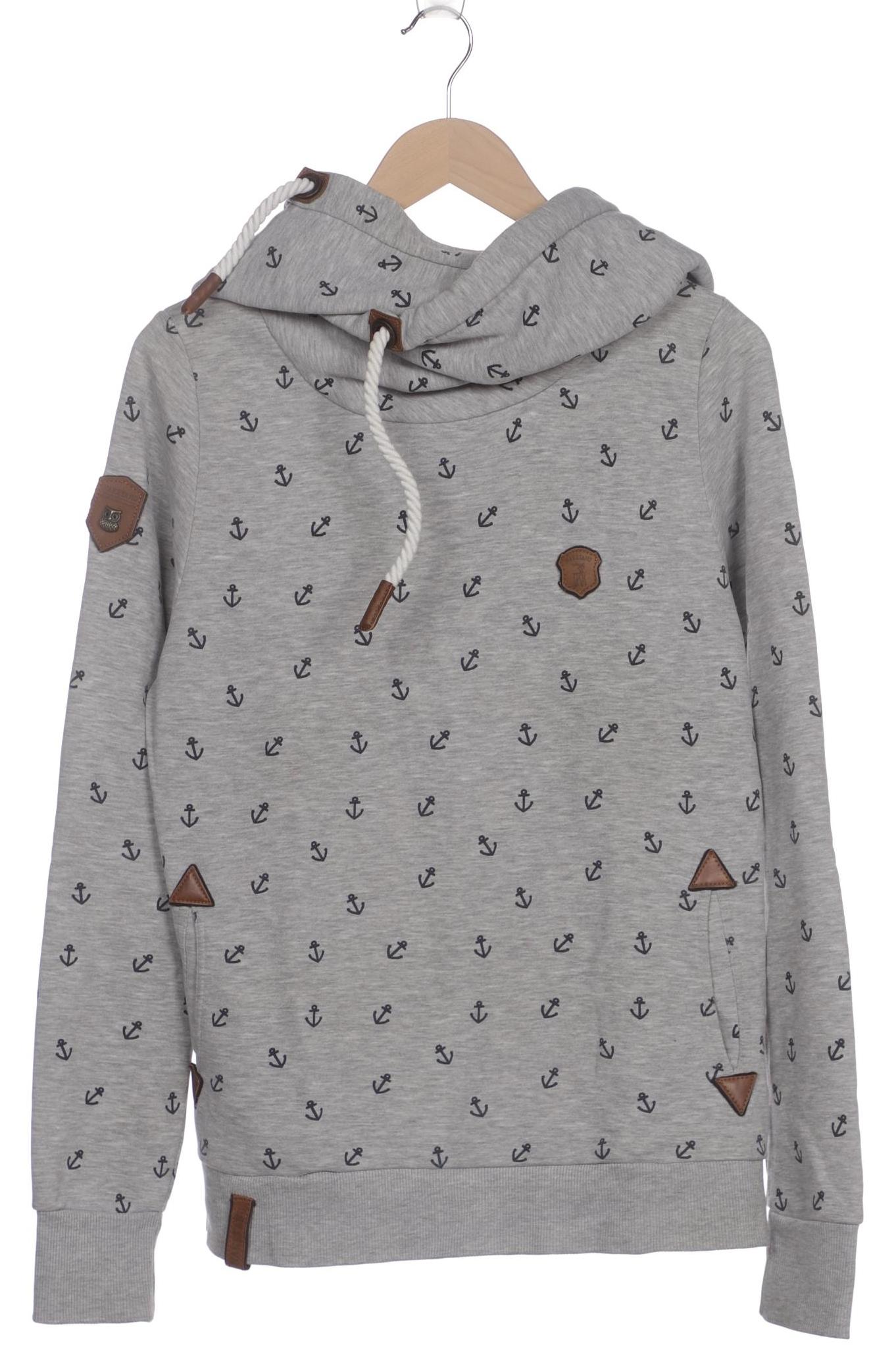

Naketano Damen Kapuzenpullover, grau, Gr. 44