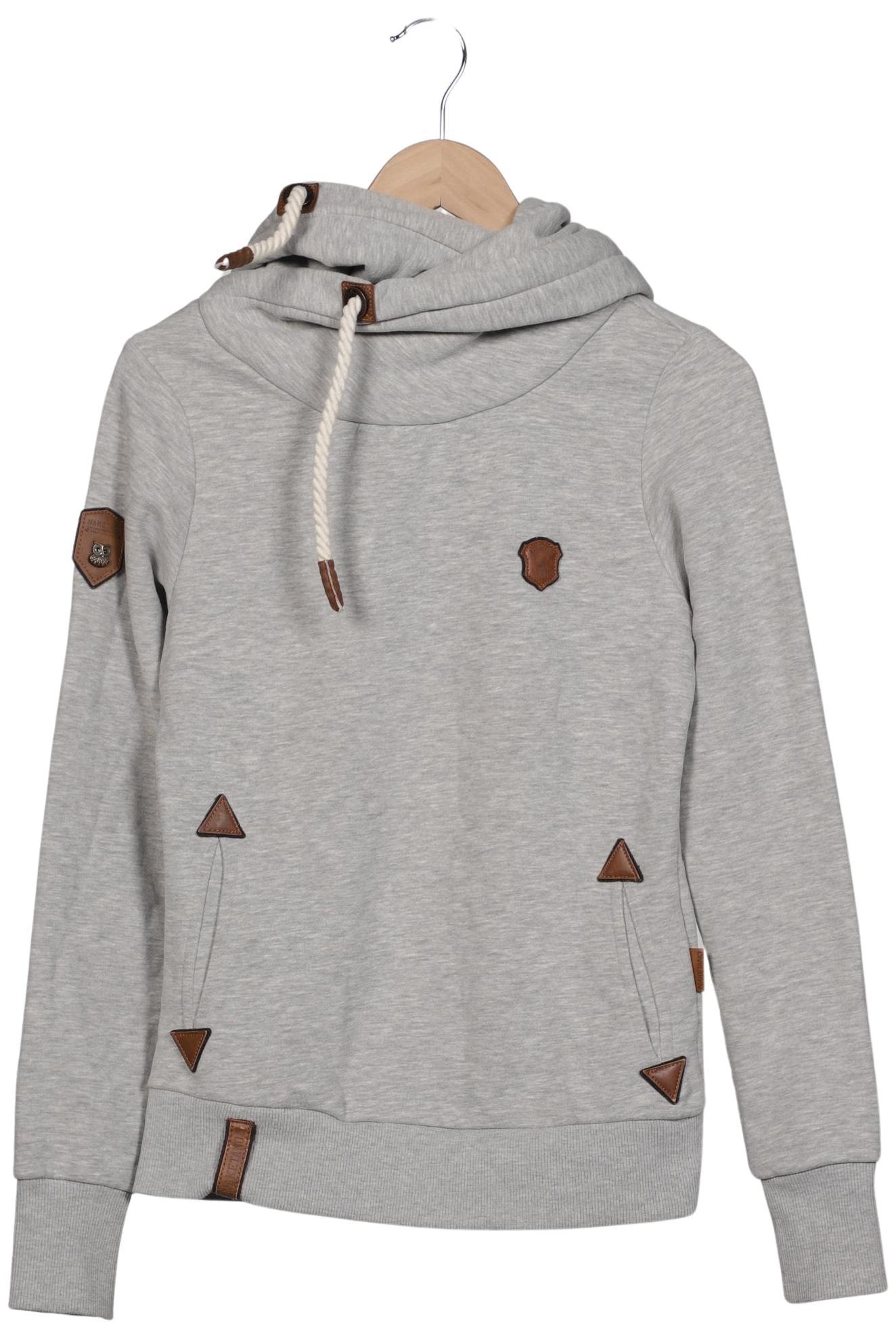 

Naketano Damen Kapuzenpullover, grau, Gr. 36
