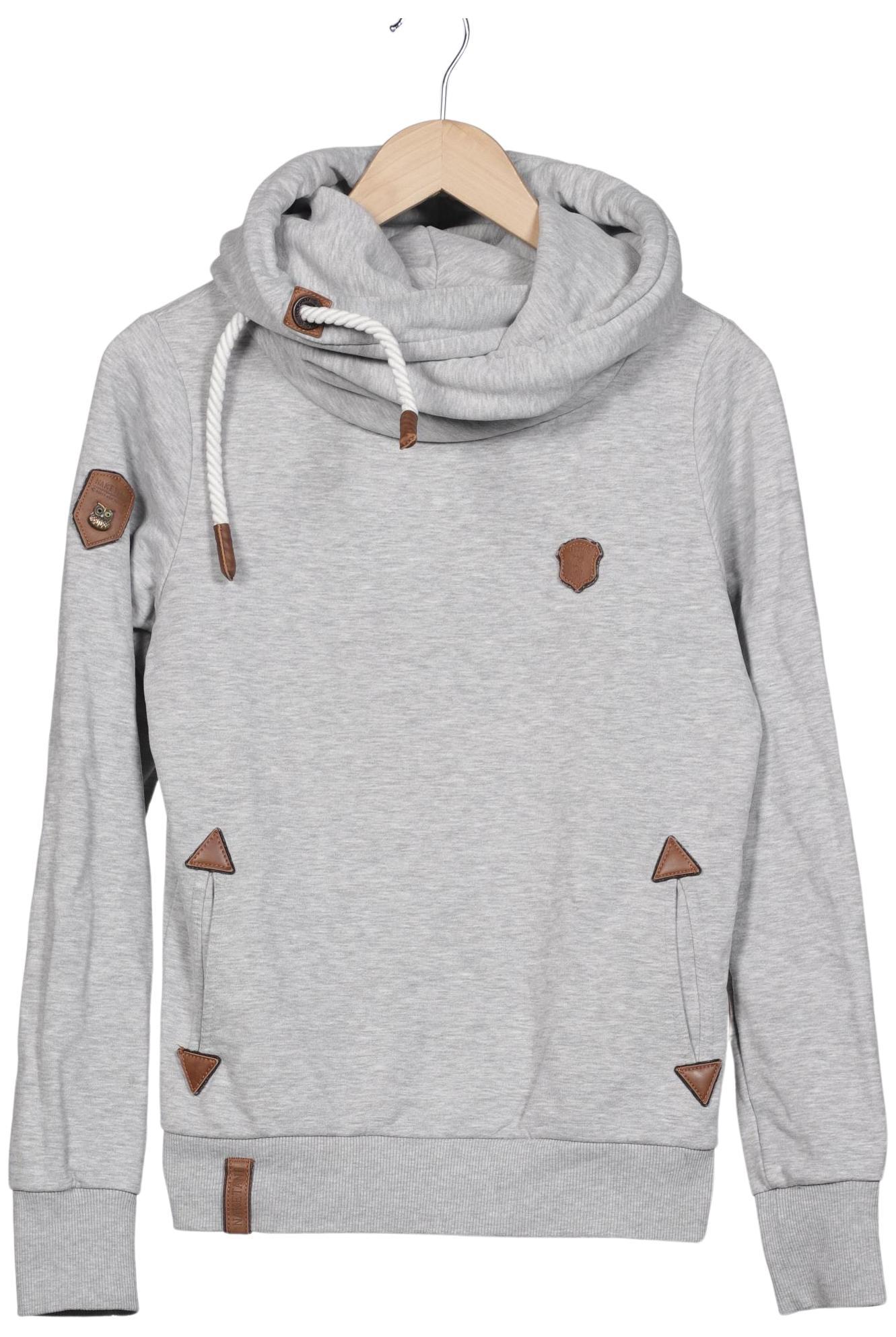

Naketano Damen Kapuzenpullover, grau, Gr. 38