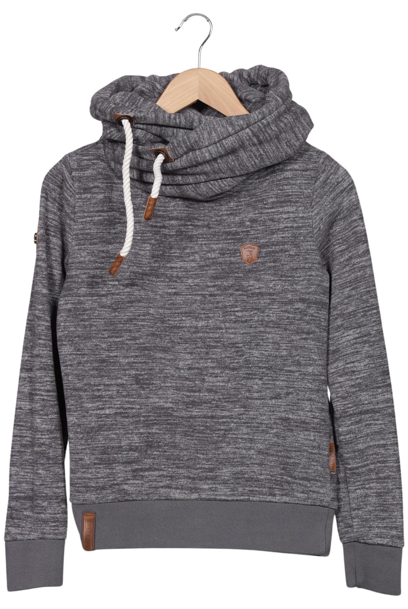 

Naketano Damen Kapuzenpullover, grau, Gr. 36