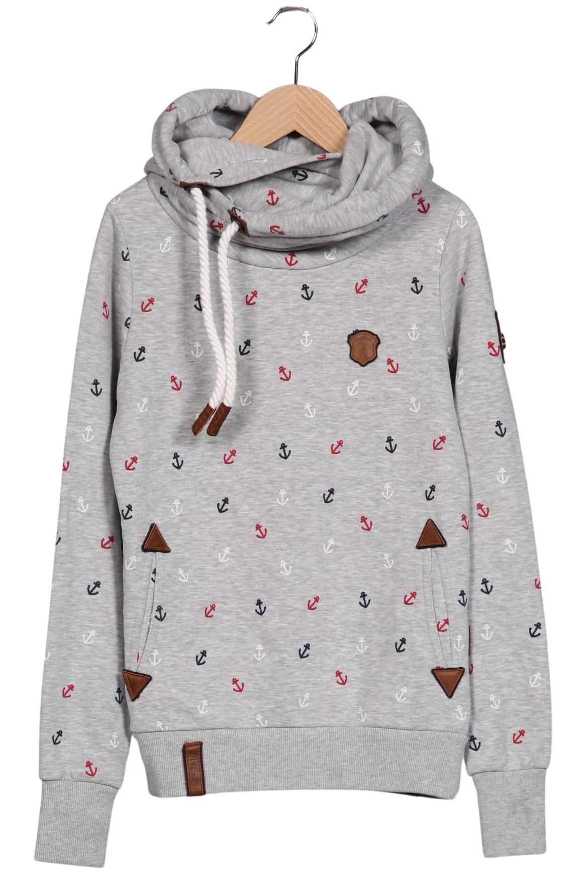 

Naketano Damen Kapuzenpullover, grau, Gr. 34