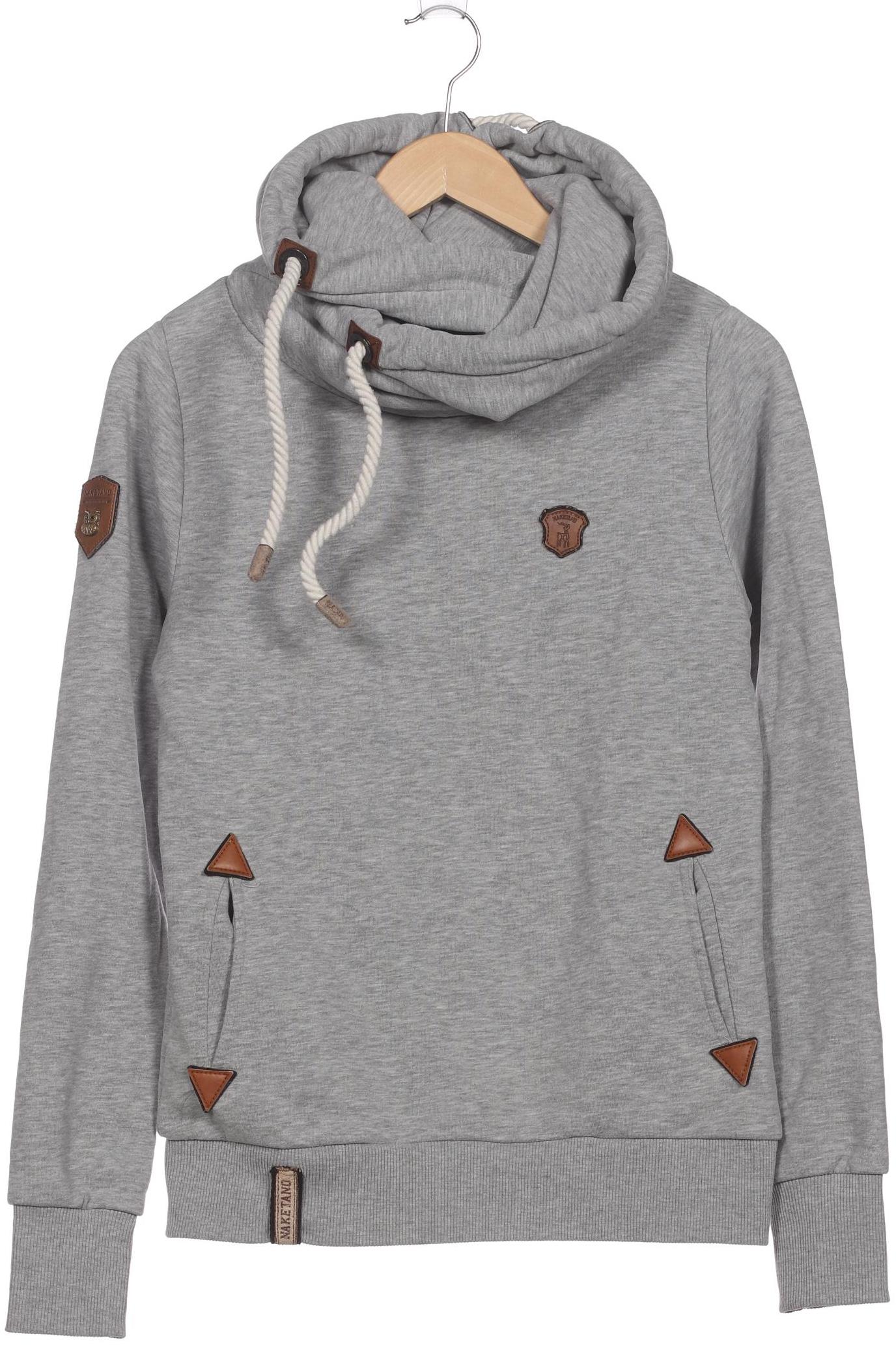 

Naketano Damen Kapuzenpullover, grau, Gr. 38