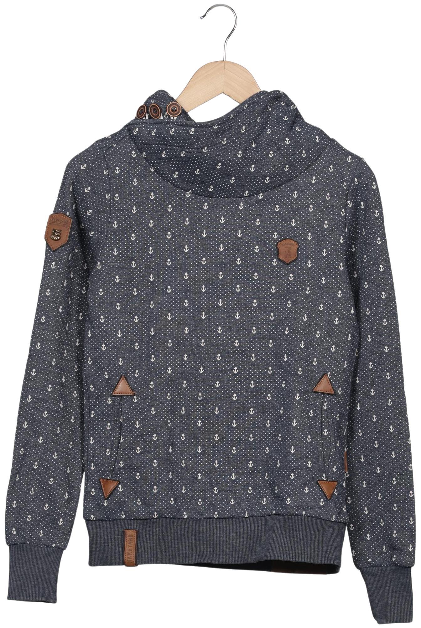 

Naketano Damen Kapuzenpullover, grau, Gr. 36